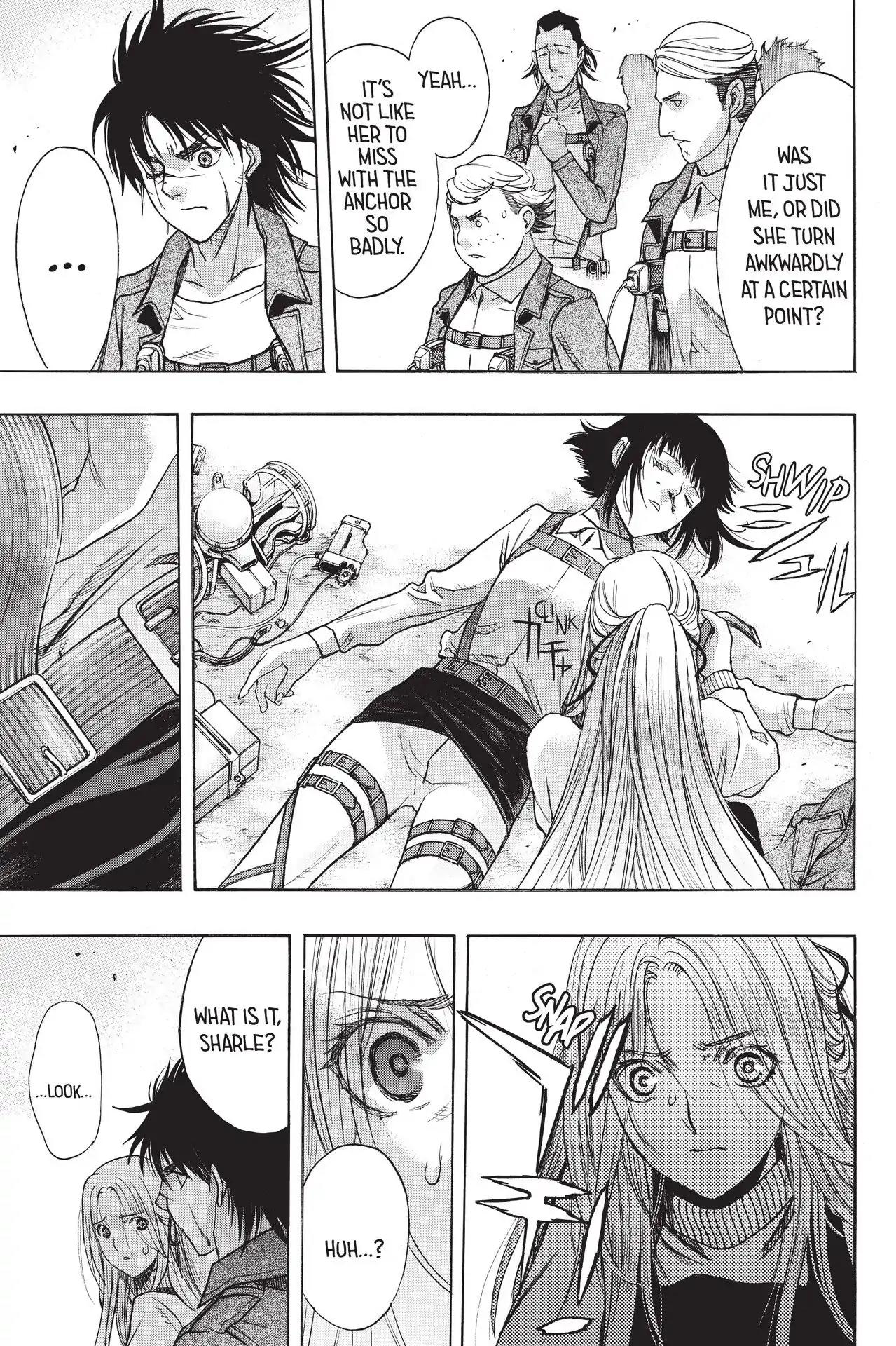 Shingeki no Kyojin - Before the Fall Chapter 53 page 59 - Chapter 53: Setback at the Initiation