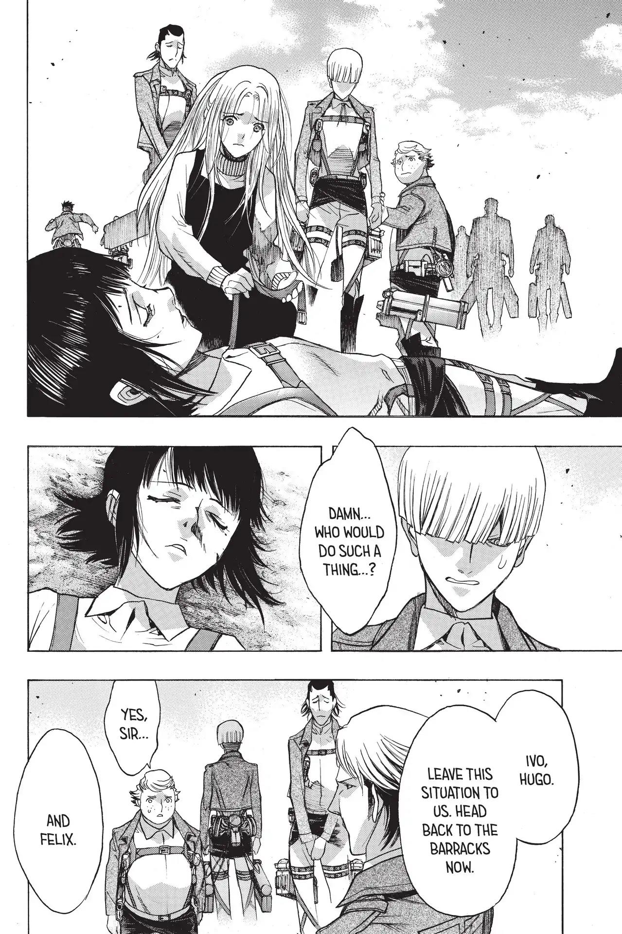 Shingeki no Kyojin - Before the Fall Chapter 54 page 10 - Chapter 54: In the Thick of Paranoia