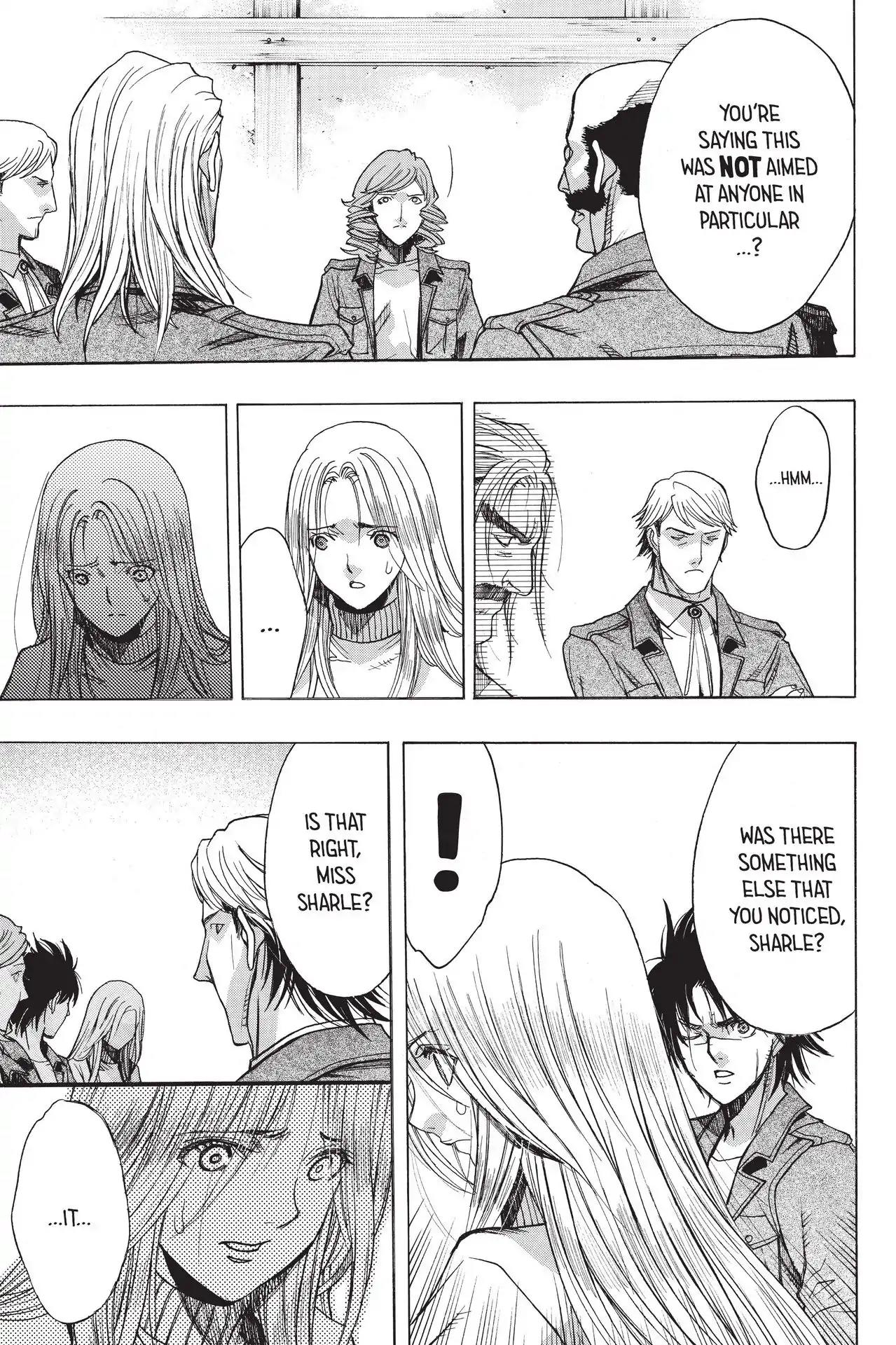 Shingeki no Kyojin - Before the Fall Chapter 54 page 15 - Chapter 54: In the Thick of Paranoia