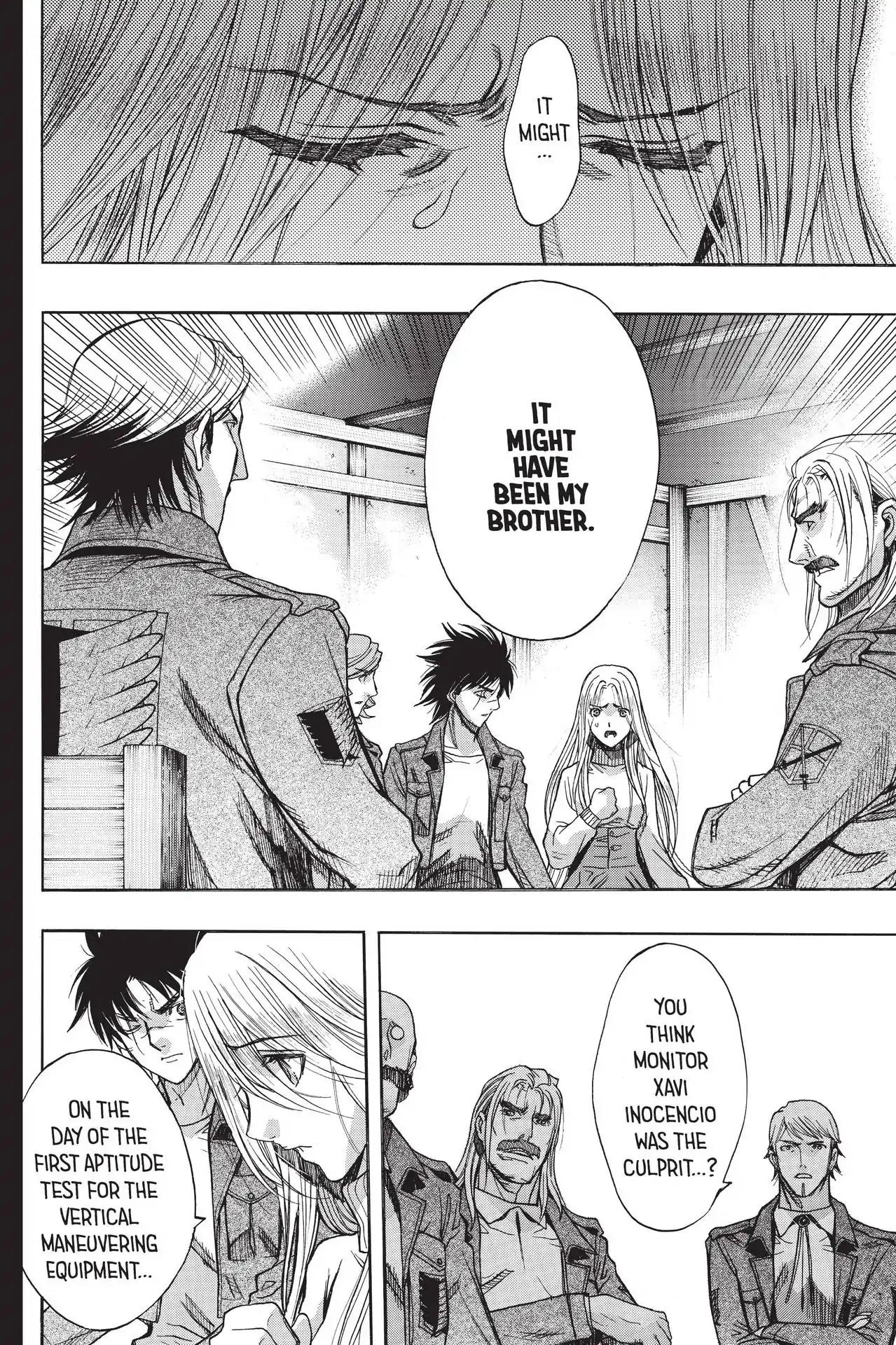 Shingeki no Kyojin - Before the Fall Chapter 54 page 16 - Chapter 54: In the Thick of Paranoia