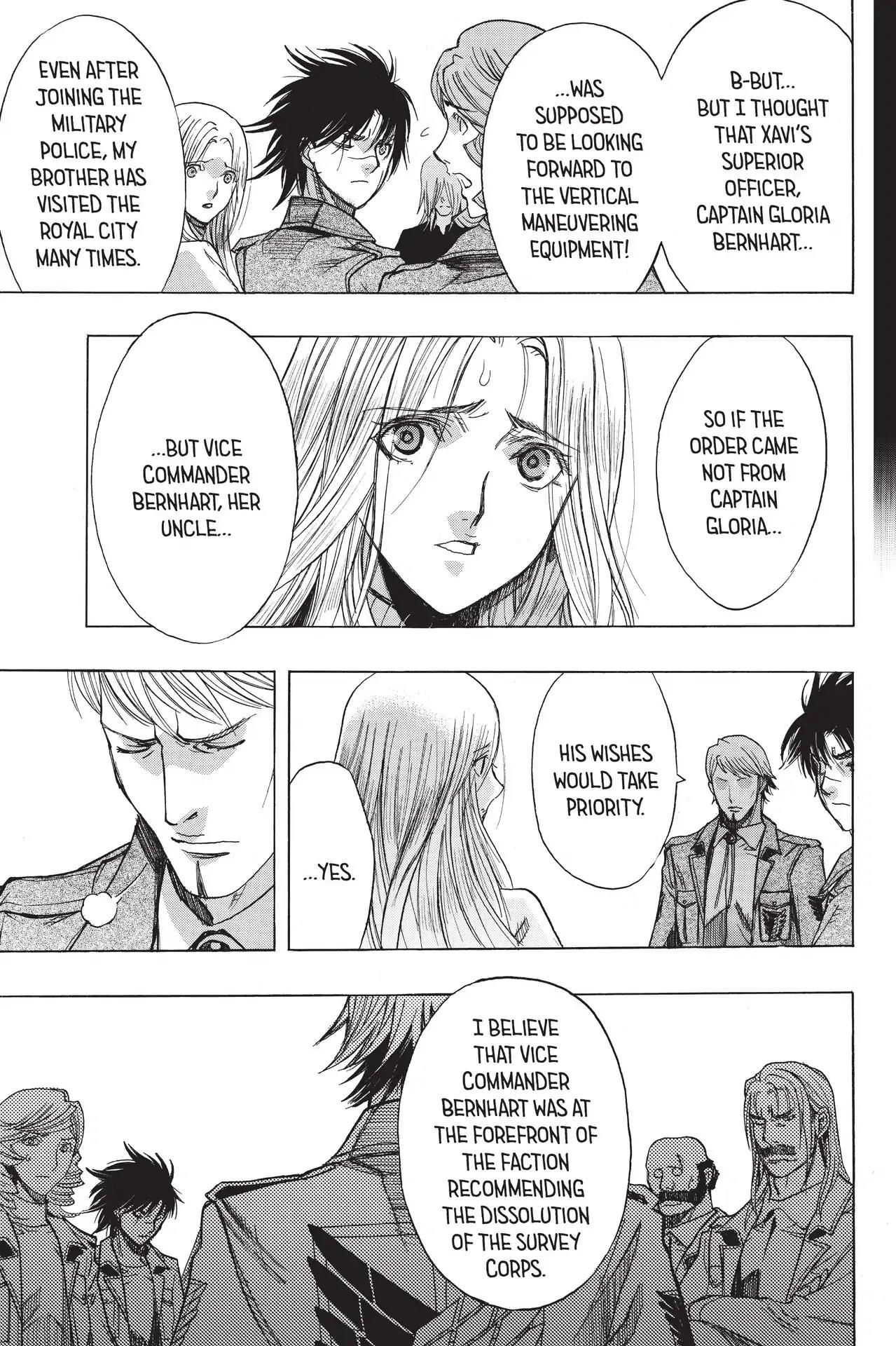 Shingeki no Kyojin - Before the Fall Chapter 54 page 19 - Chapter 54: In the Thick of Paranoia