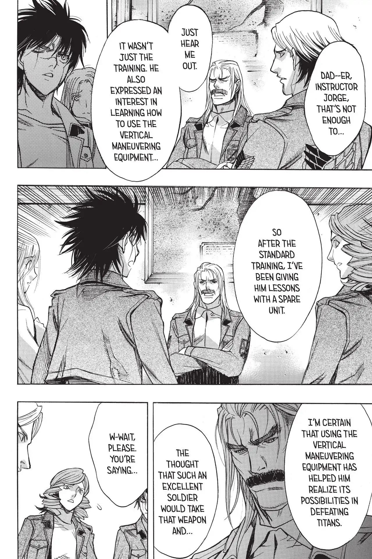 Shingeki no Kyojin - Before the Fall Chapter 54 page 22 - Chapter 54: In the Thick of Paranoia