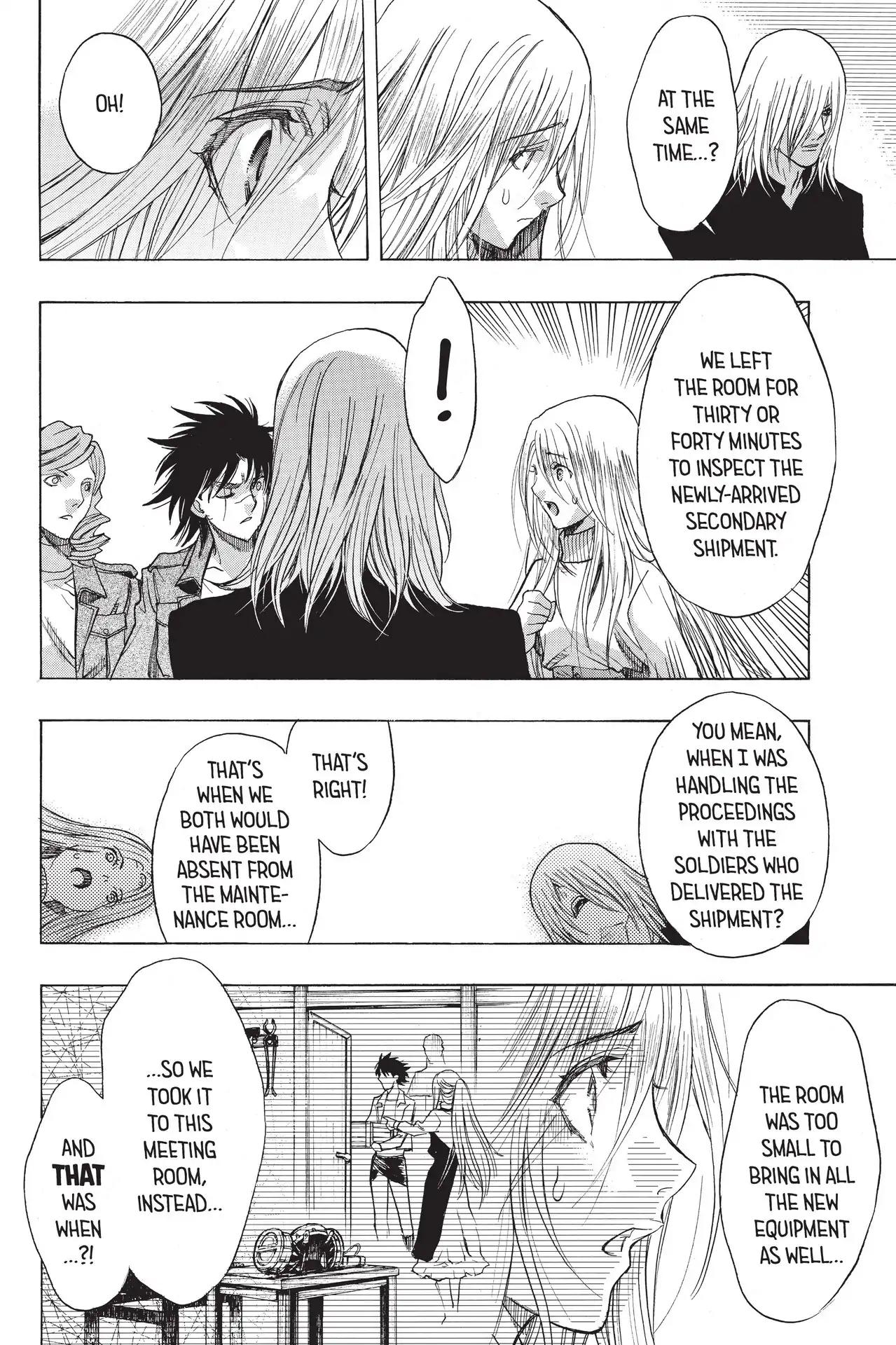 Shingeki no Kyojin - Before the Fall Chapter 54 page 26 - Chapter 54: In the Thick of Paranoia
