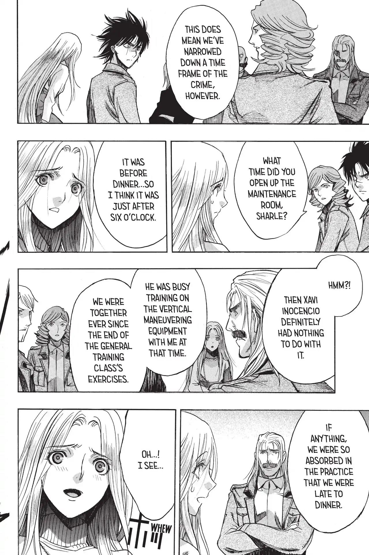 Shingeki no Kyojin - Before the Fall Chapter 54 page 28 - Chapter 54: In the Thick of Paranoia