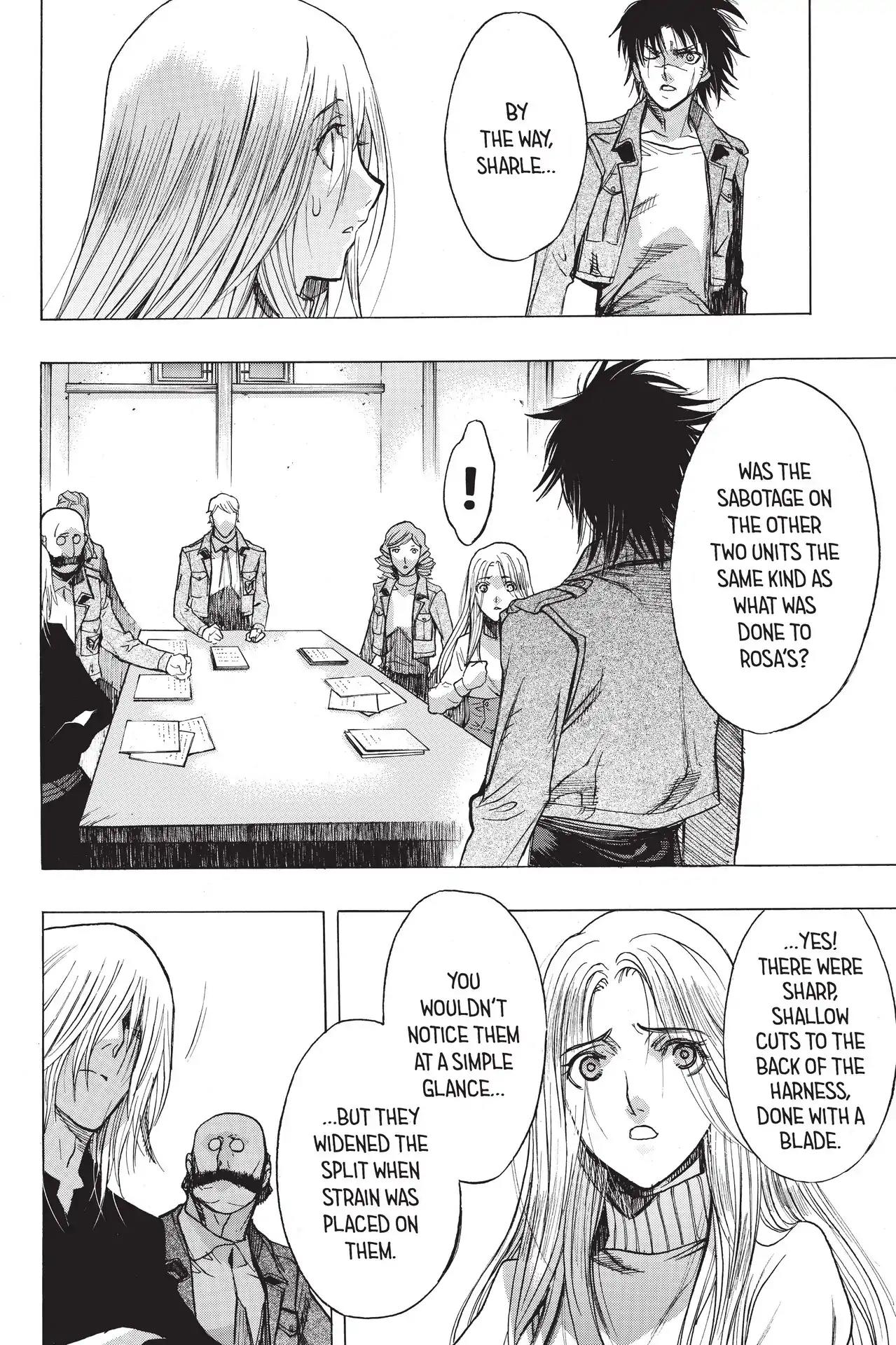 Shingeki no Kyojin - Before the Fall Chapter 54 page 32 - Chapter 54: In the Thick of Paranoia