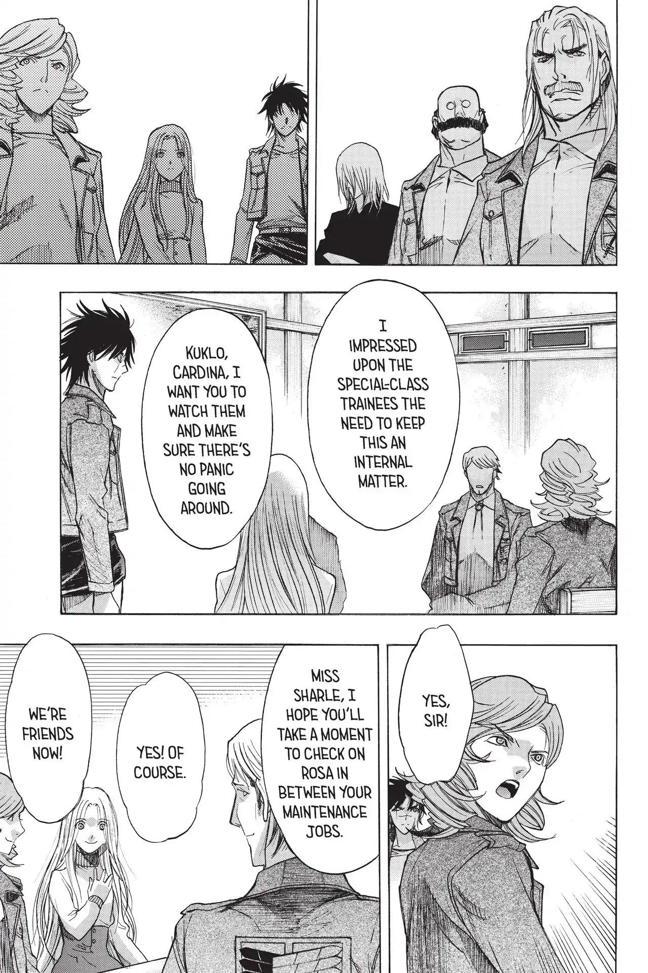 Shingeki no Kyojin - Before the Fall Chapter 54 page 35 - Chapter 54: In the Thick of Paranoia
