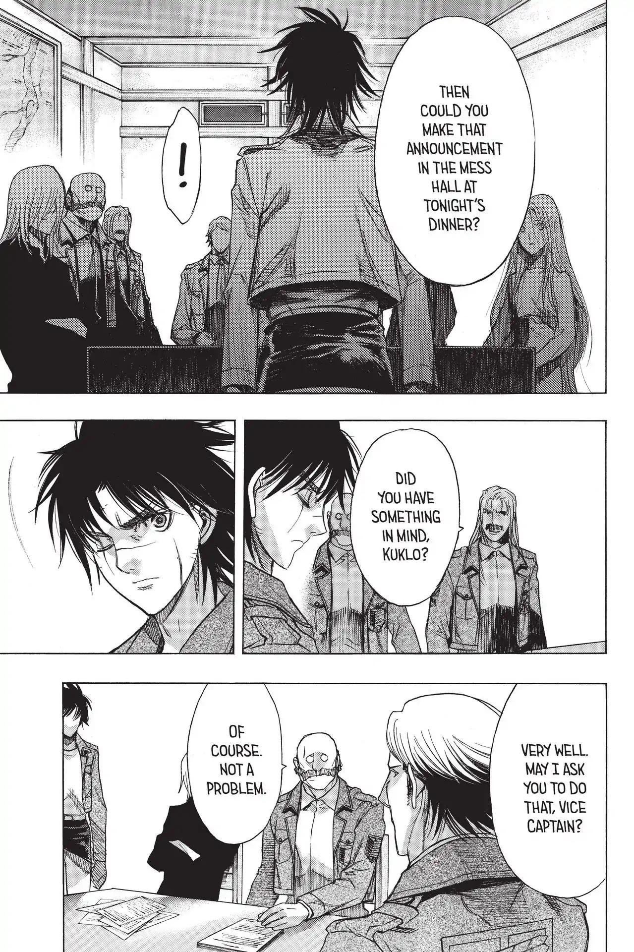 Shingeki no Kyojin - Before the Fall Chapter 54 page 37 - Chapter 54: In the Thick of Paranoia