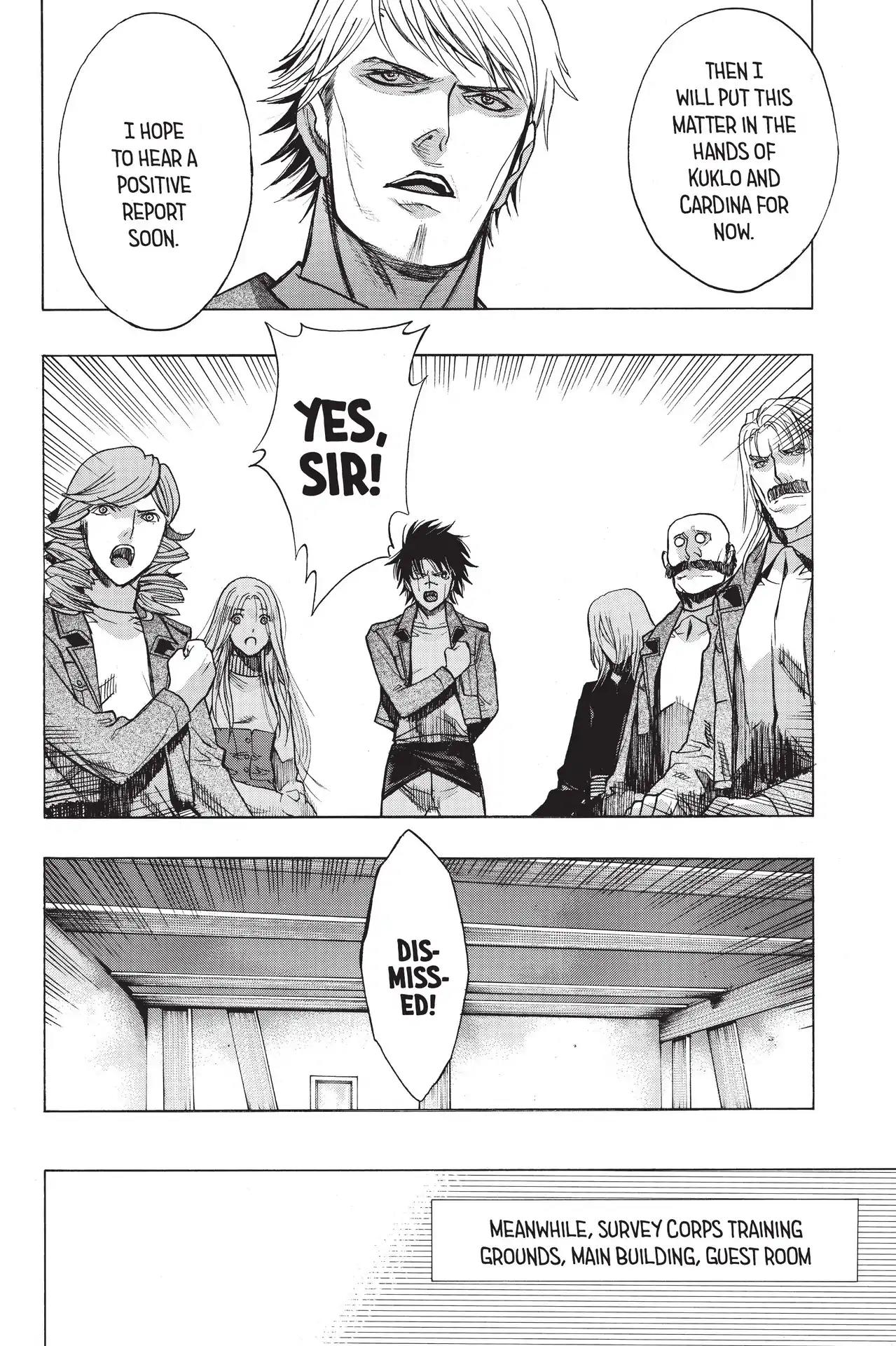 Shingeki no Kyojin - Before the Fall Chapter 54 page 38 - Chapter 54: In the Thick of Paranoia