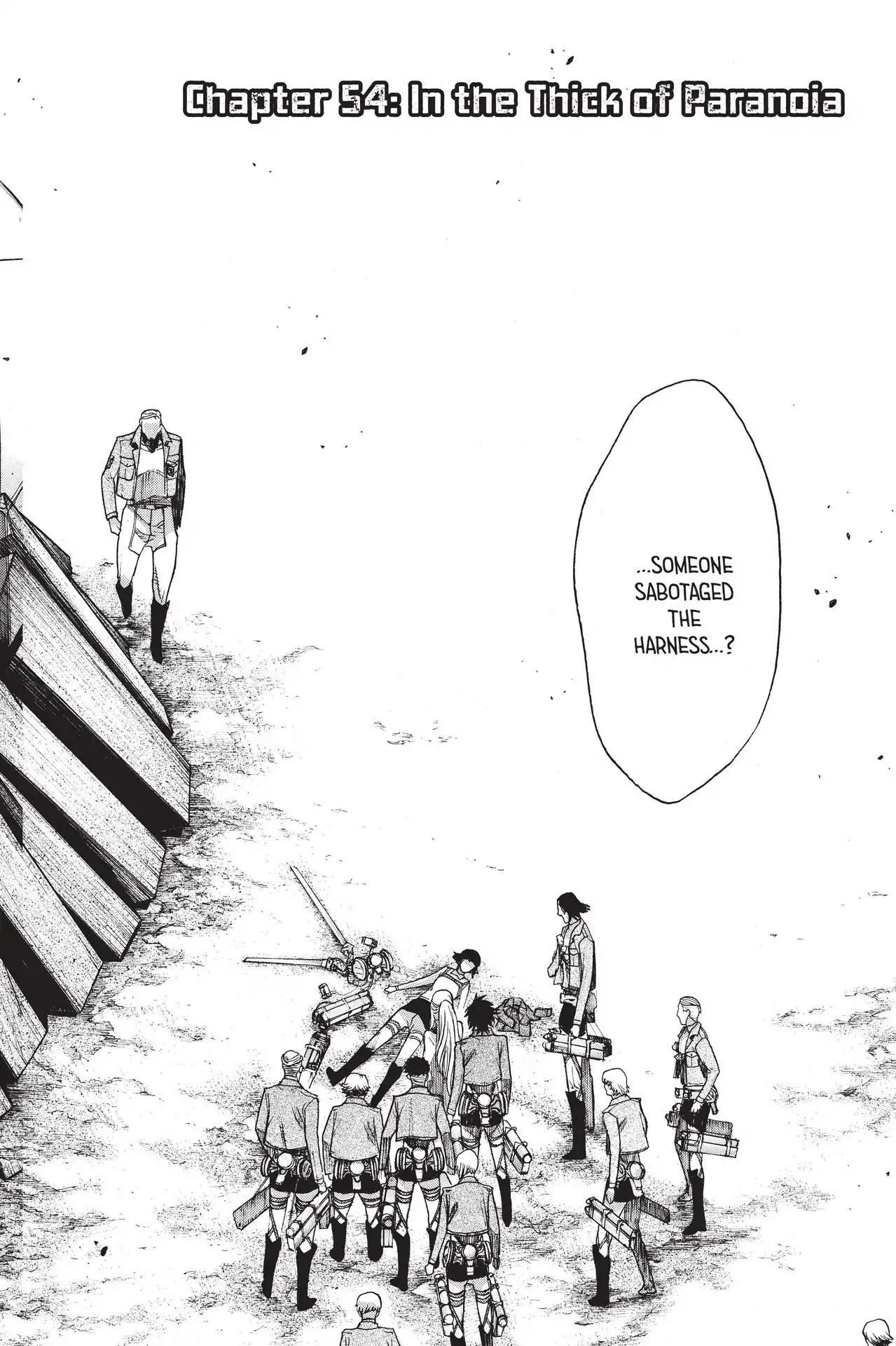 Shingeki no Kyojin - Before the Fall Chapter 54 page 4 - Chapter 54: In the Thick of Paranoia