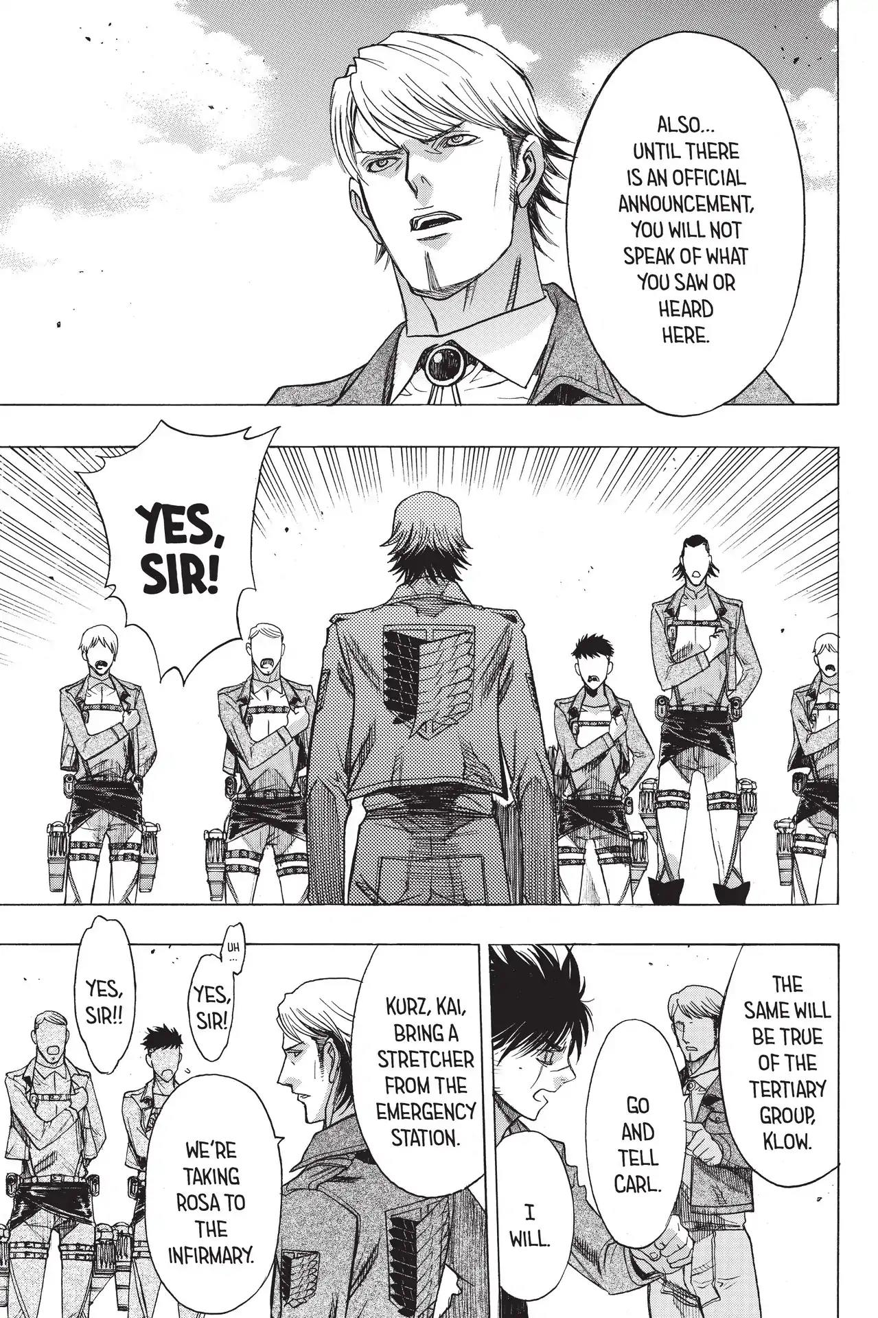 Shingeki no Kyojin - Before the Fall Chapter 54 page 9 - Chapter 54: In the Thick of Paranoia