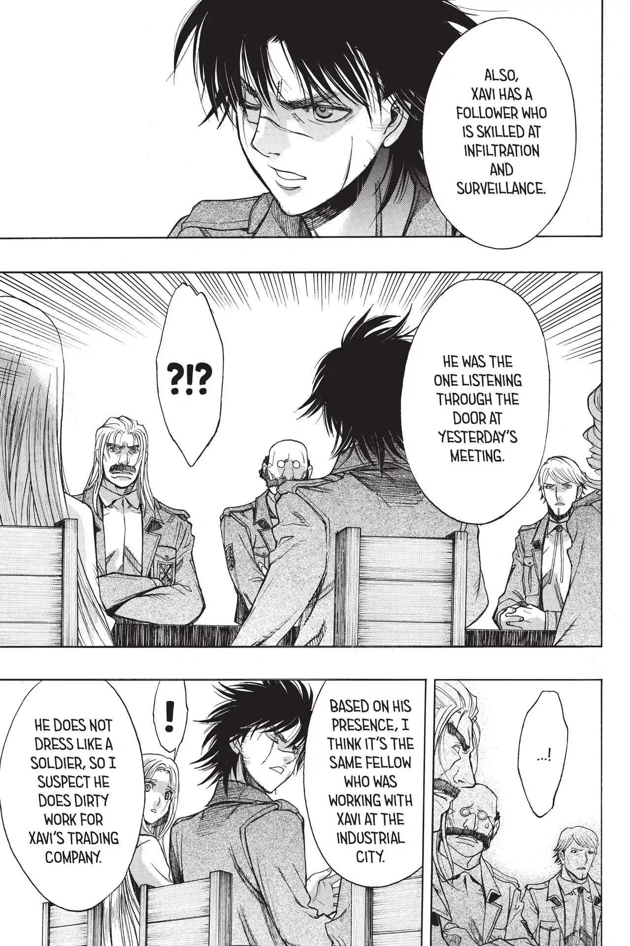 Shingeki no Kyojin - Before the Fall Chapter 56 page 15 - Chapter 56: Illumination in the Dead of Night