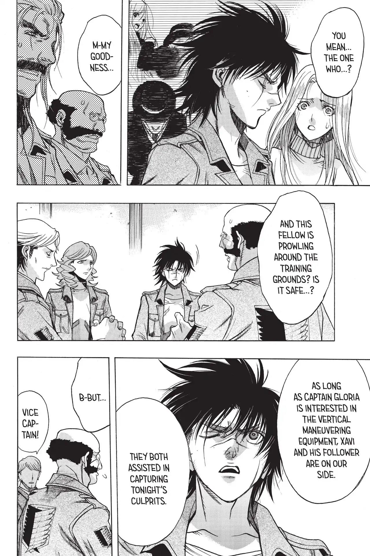 Shingeki no Kyojin - Before the Fall Chapter 56 page 16 - Chapter 56: Illumination in the Dead of Night