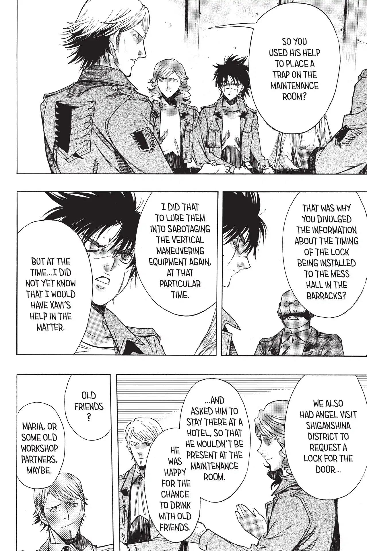 Shingeki no Kyojin - Before the Fall Chapter 56 page 18 - Chapter 56: Illumination in the Dead of Night