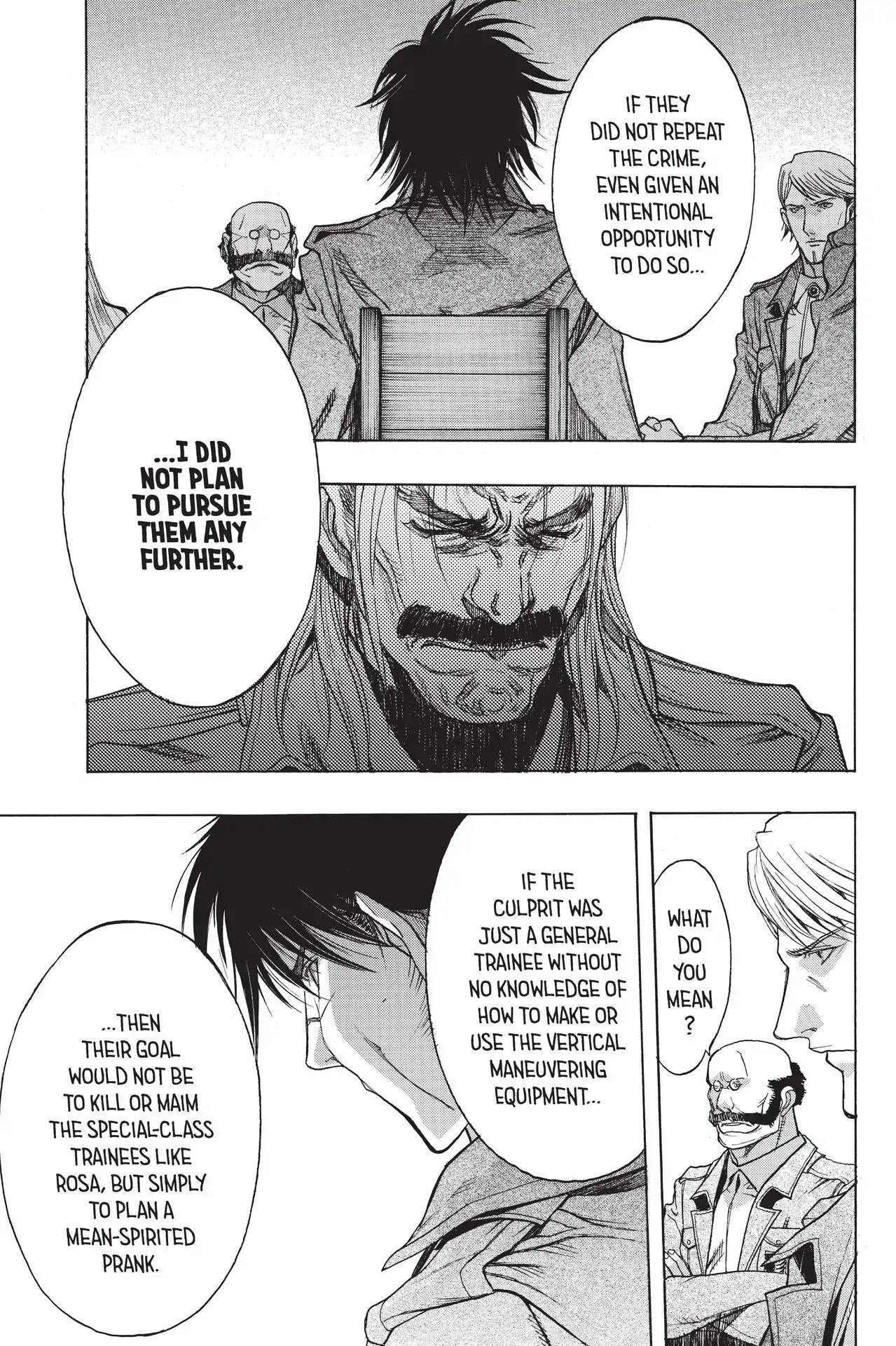Shingeki no Kyojin - Before the Fall Chapter 56 page 21 - Chapter 56: Illumination in the Dead of Night