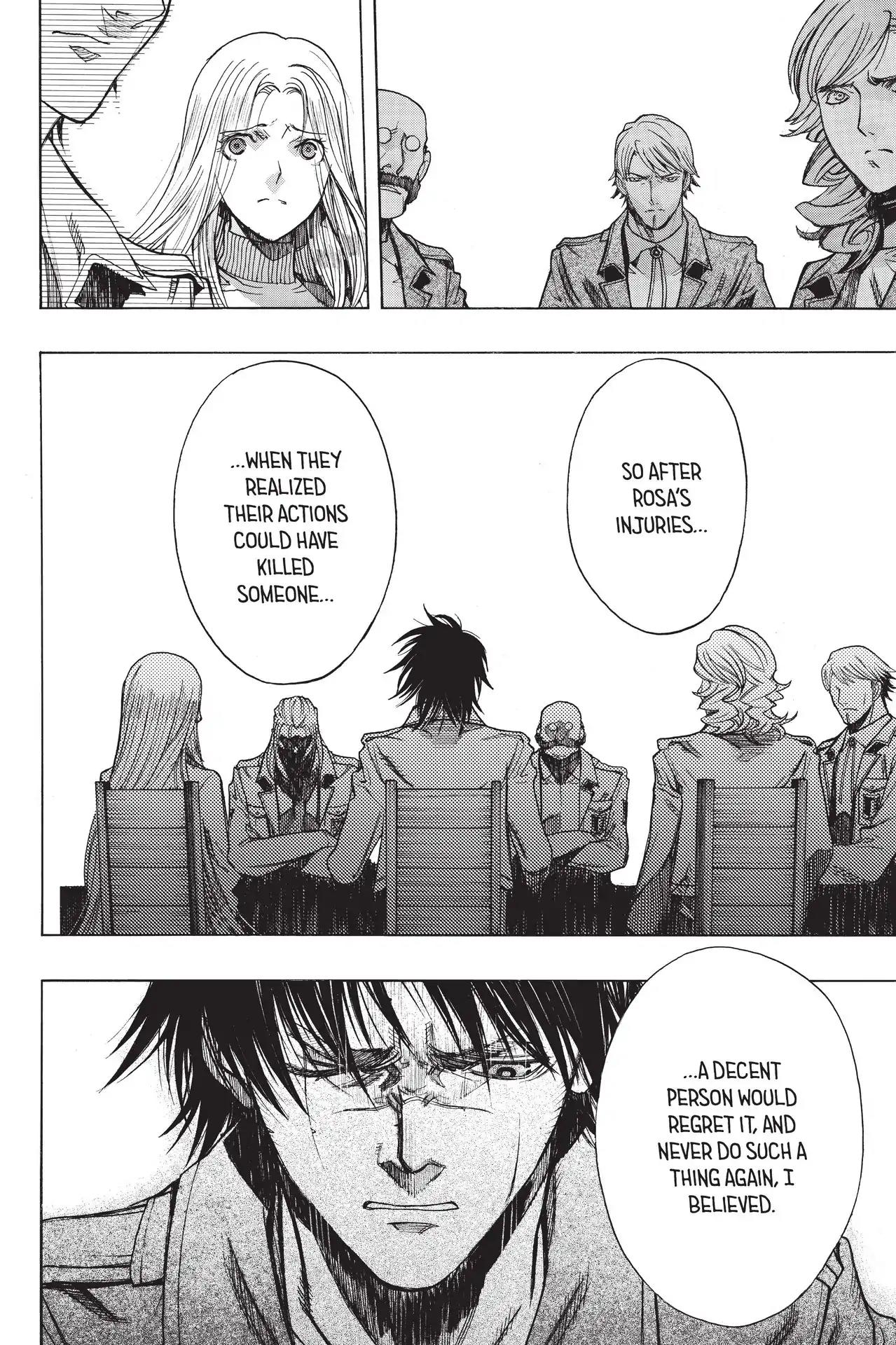 Shingeki no Kyojin - Before the Fall Chapter 56 page 22 - Chapter 56: Illumination in the Dead of Night