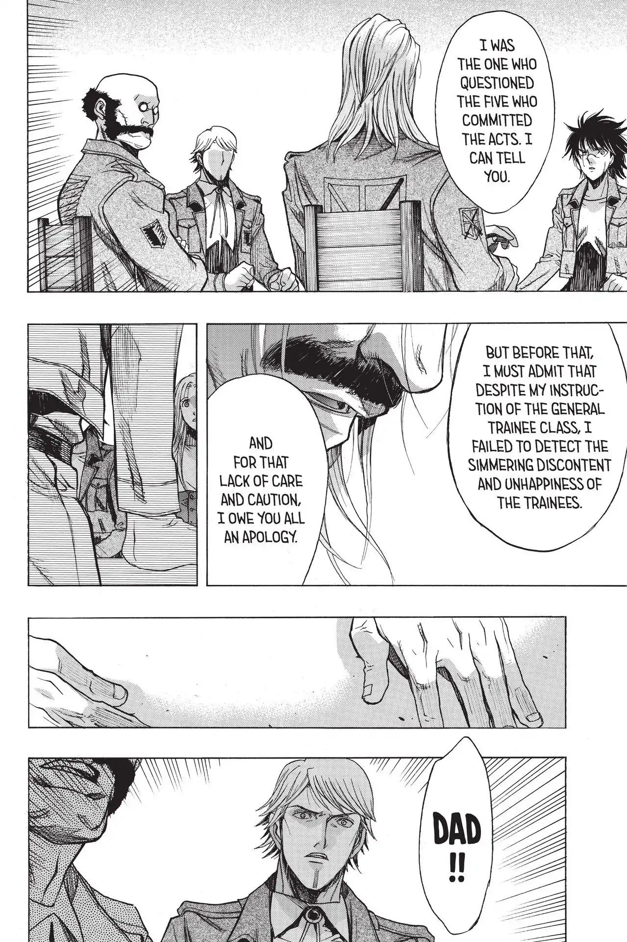 Shingeki no Kyojin - Before the Fall Chapter 56 page 24 - Chapter 56: Illumination in the Dead of Night