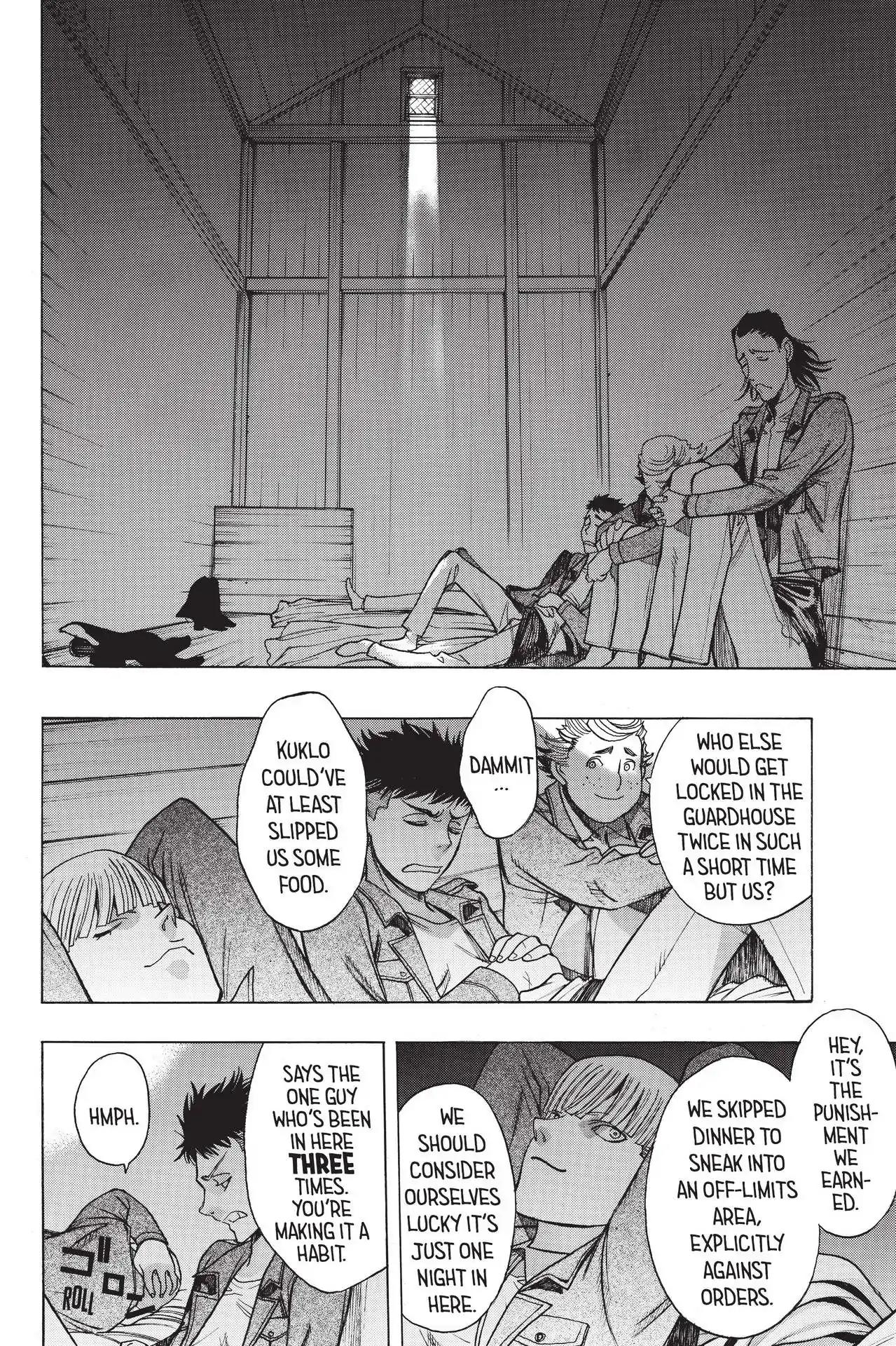 Shingeki no Kyojin - Before the Fall Chapter 56 page 26 - Chapter 56: Illumination in the Dead of Night