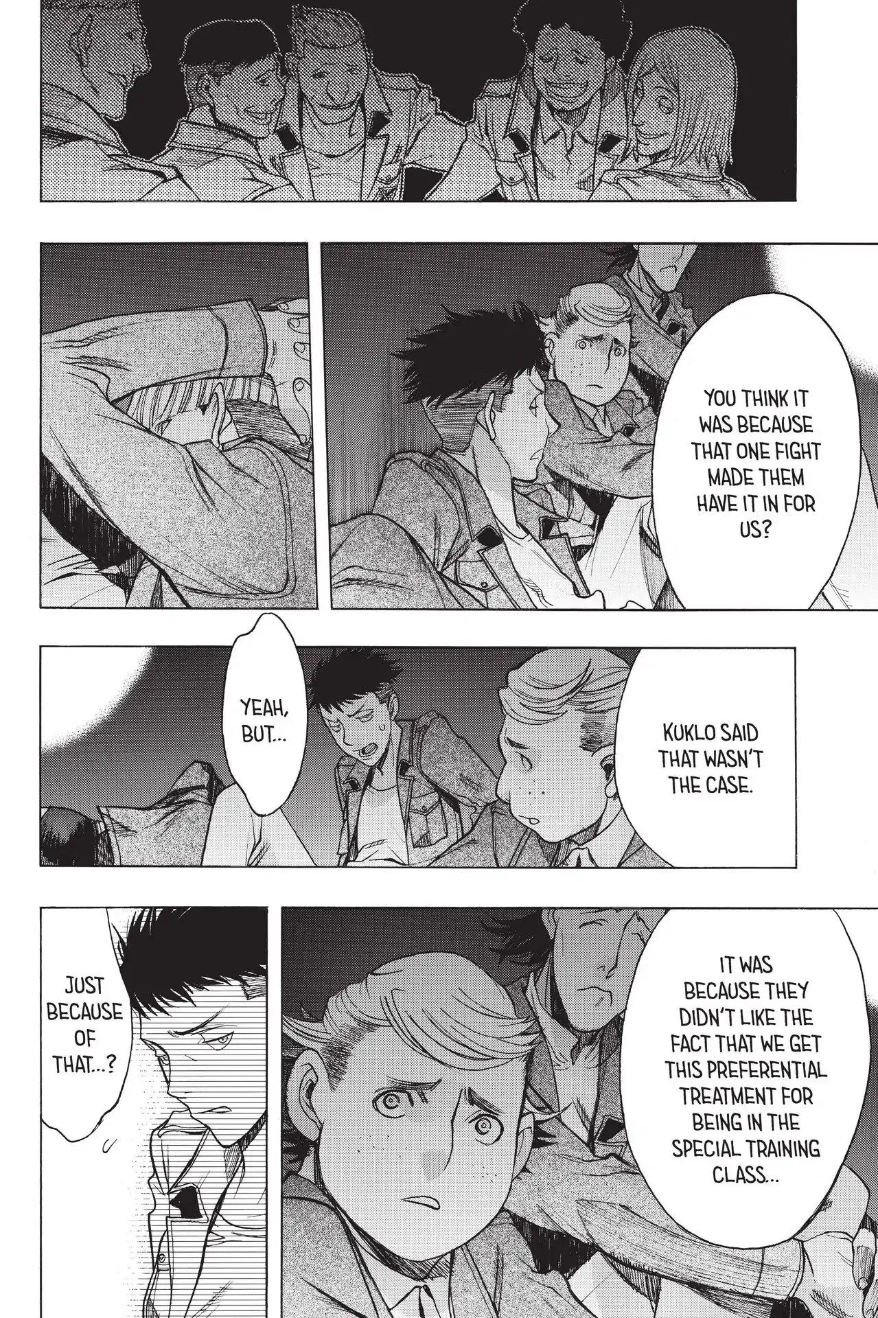 Shingeki no Kyojin - Before the Fall Chapter 56 page 28 - Chapter 56: Illumination in the Dead of Night