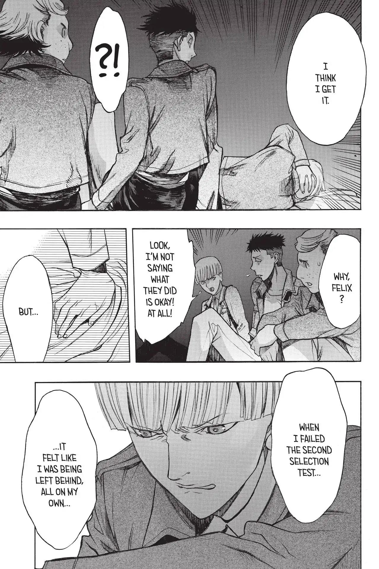 Shingeki no Kyojin - Before the Fall Chapter 56 page 29 - Chapter 56: Illumination in the Dead of Night