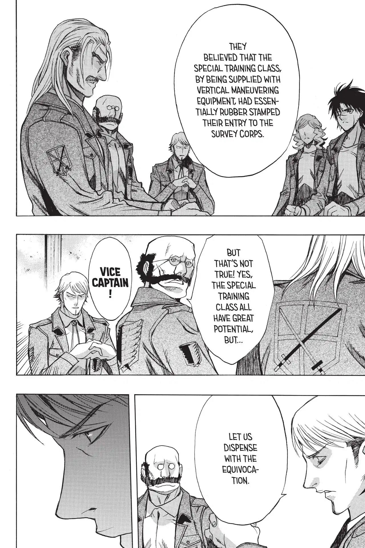 Shingeki no Kyojin - Before the Fall Chapter 56 page 34 - Chapter 56: Illumination in the Dead of Night