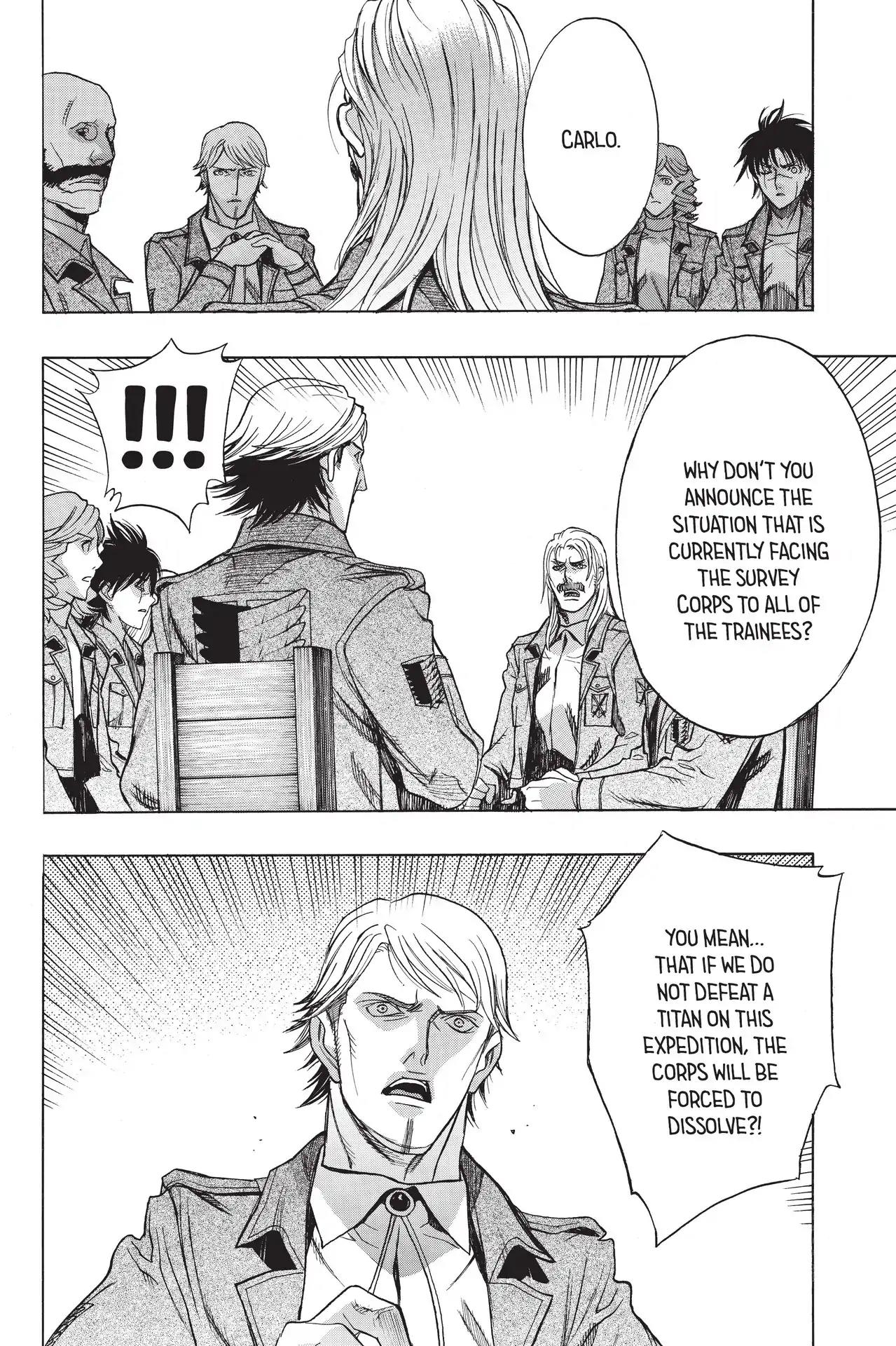 Shingeki no Kyojin - Before the Fall Chapter 56 page 38 - Chapter 56: Illumination in the Dead of Night