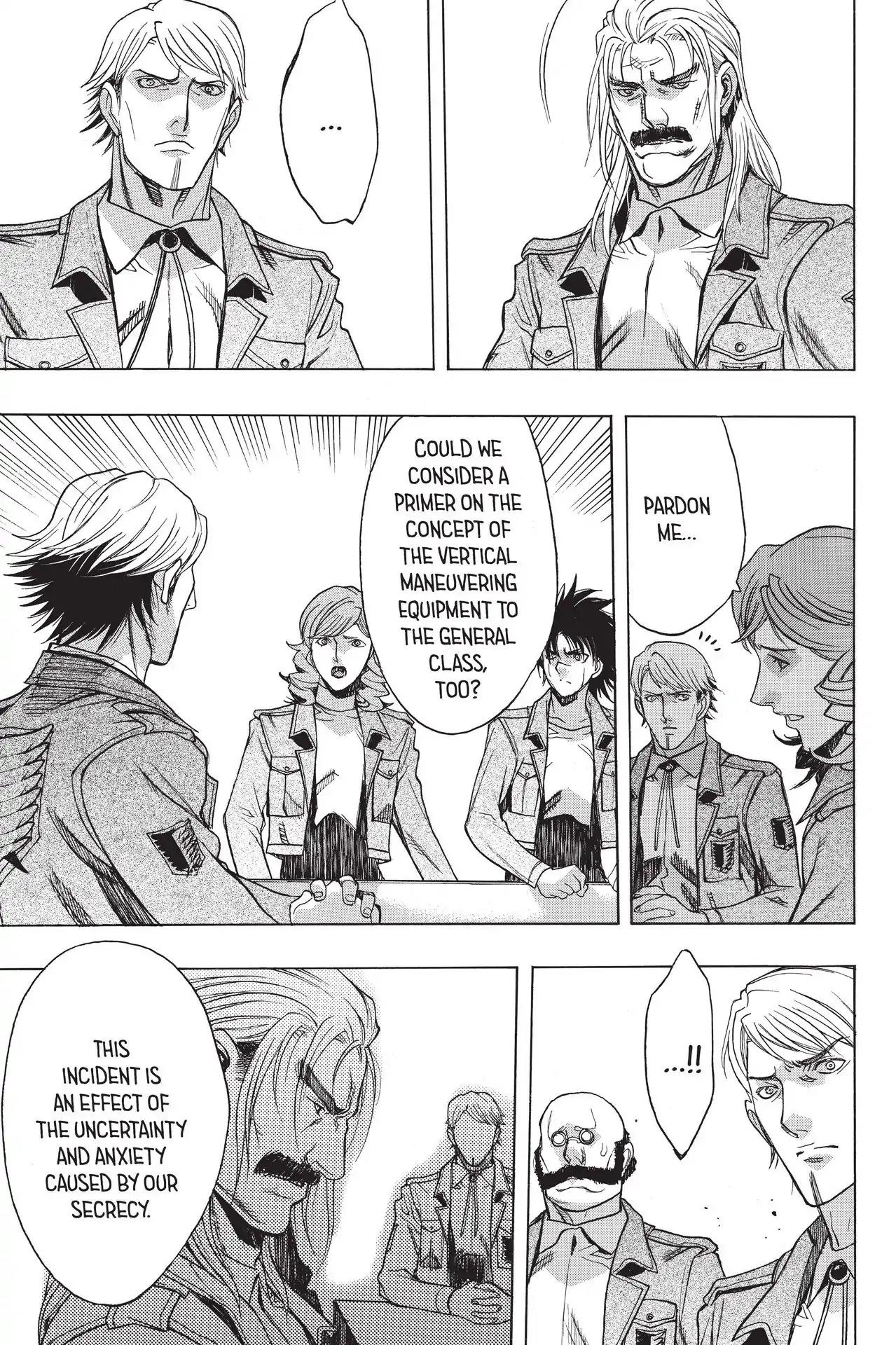 Shingeki no Kyojin - Before the Fall Chapter 56 page 39 - Chapter 56: Illumination in the Dead of Night