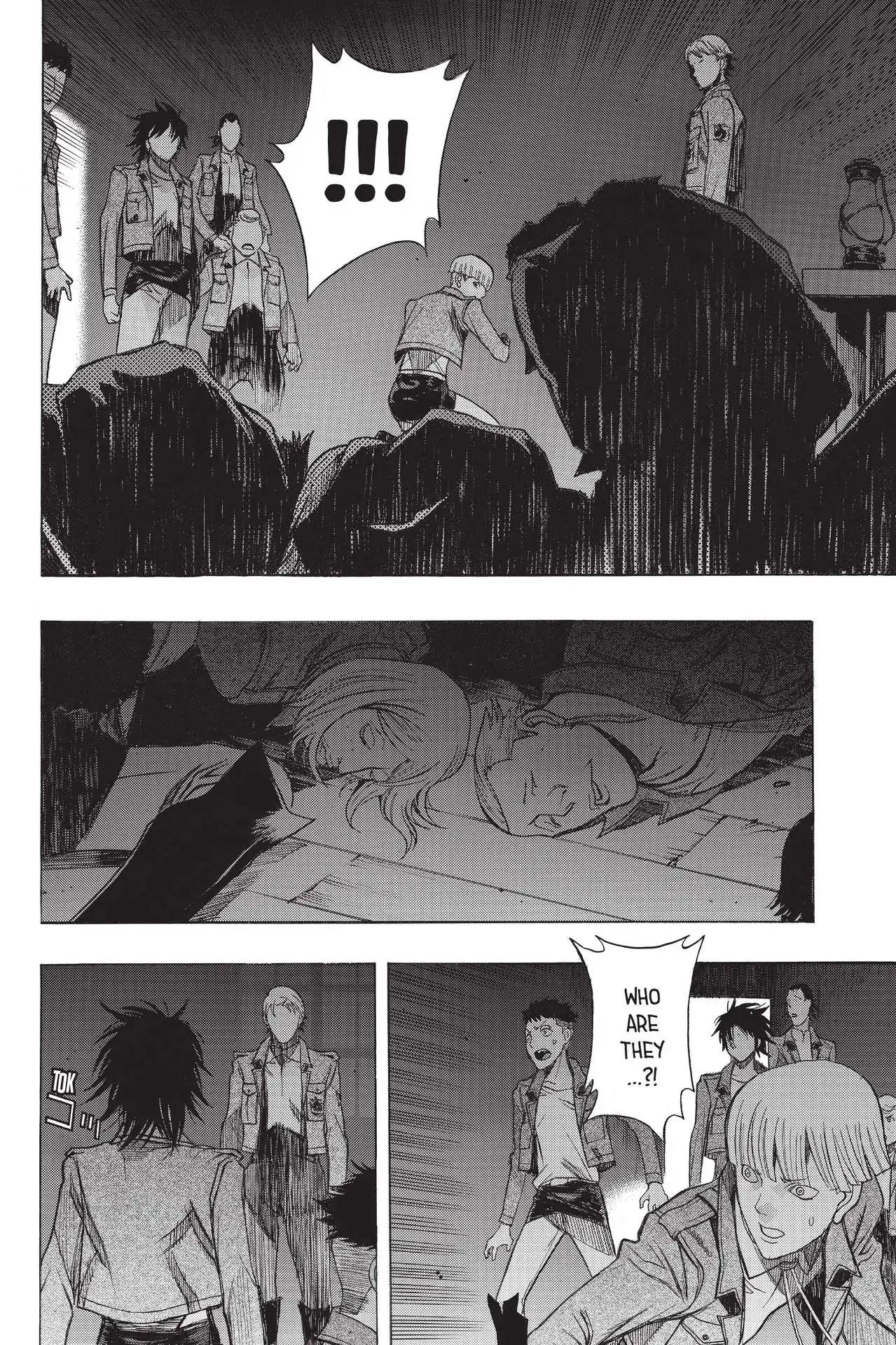 Shingeki no Kyojin - Before the Fall Chapter 56 page 4 - Chapter 56: Illumination in the Dead of Night