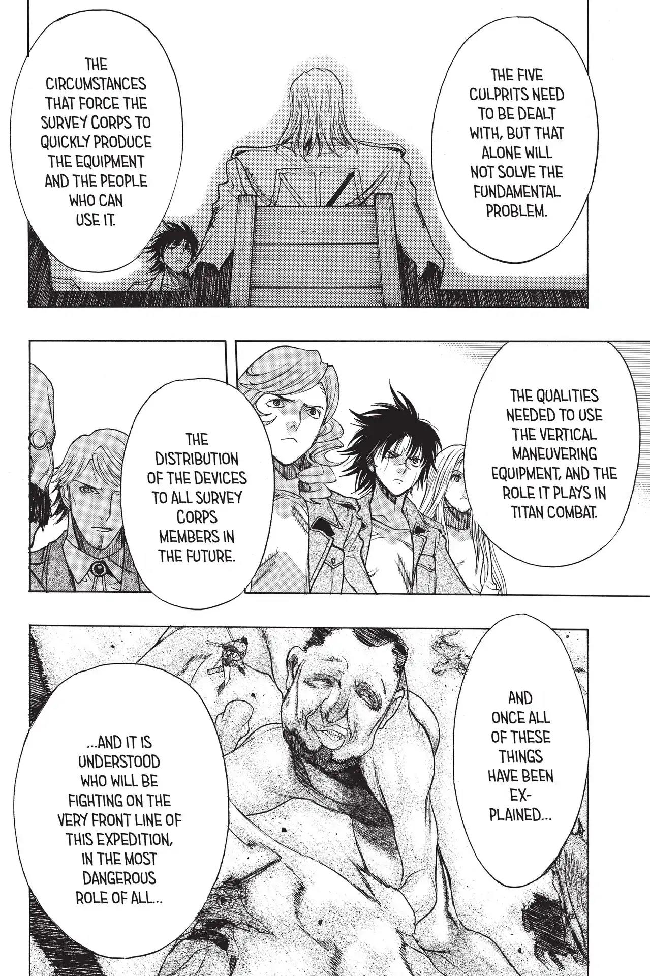 Shingeki no Kyojin - Before the Fall Chapter 56 page 40 - Chapter 56: Illumination in the Dead of Night