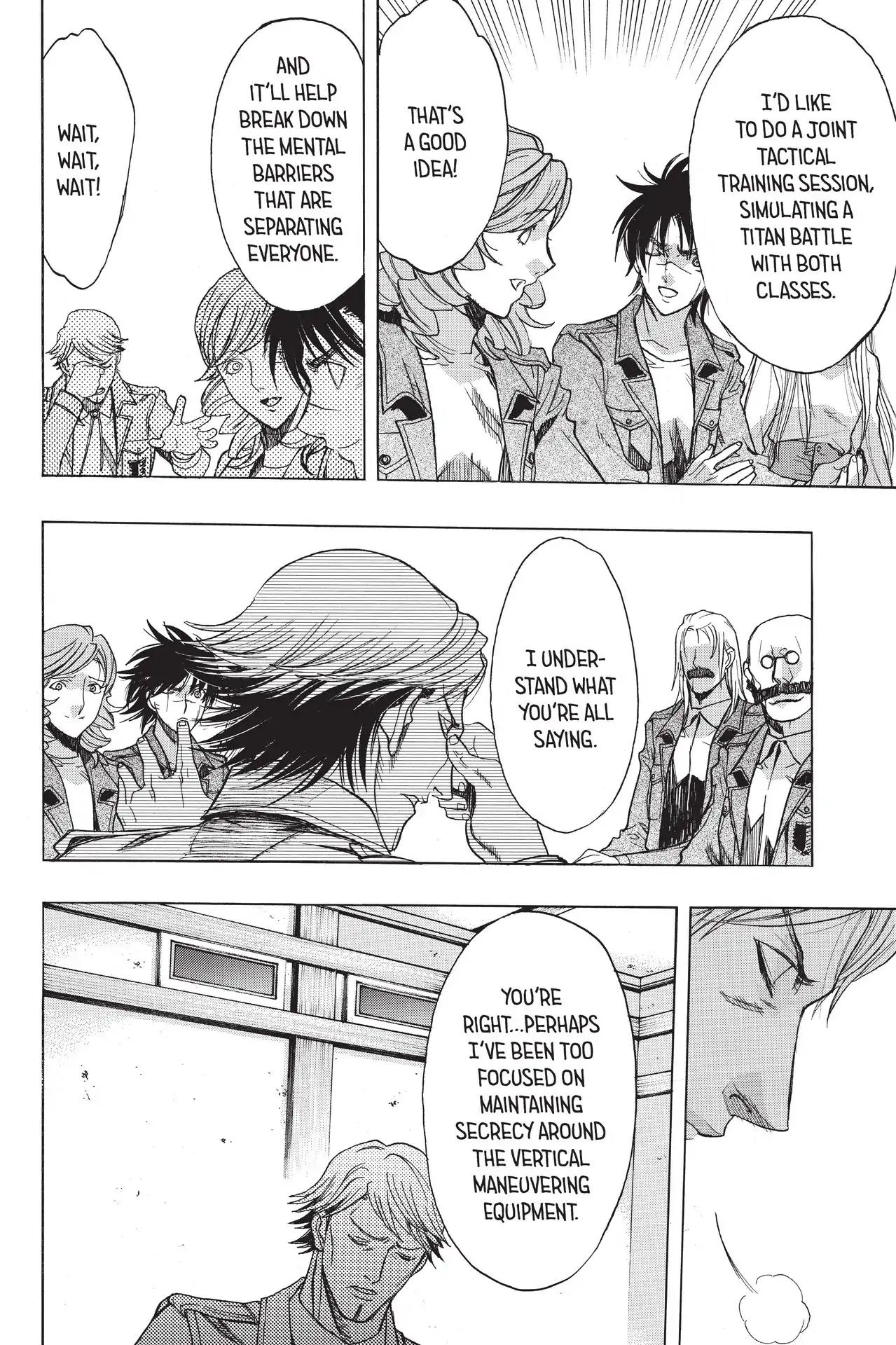 Shingeki no Kyojin - Before the Fall Chapter 56 page 42 - Chapter 56: Illumination in the Dead of Night