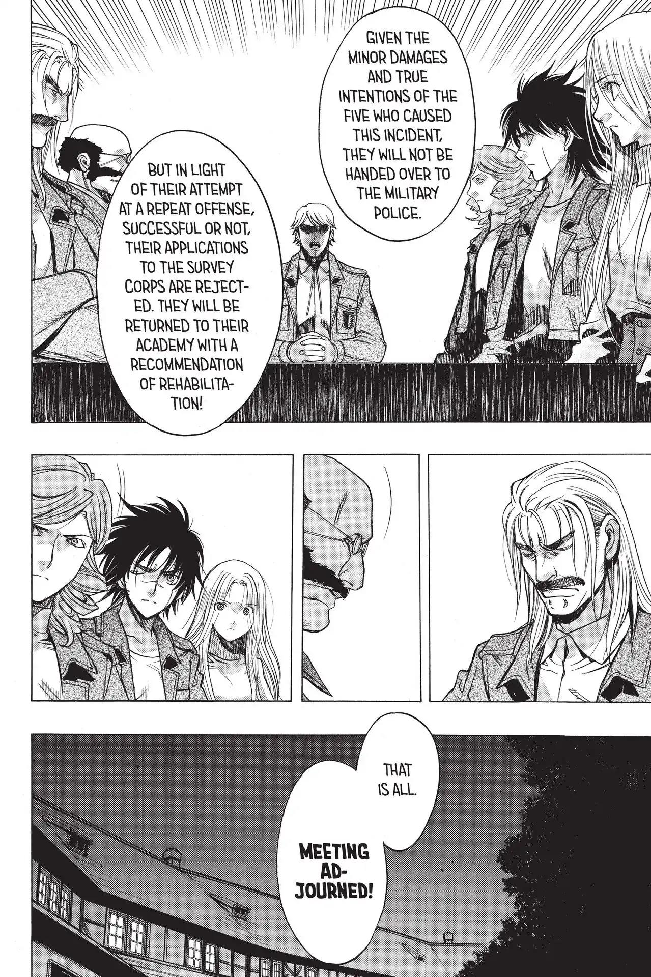 Shingeki no Kyojin - Before the Fall Chapter 56 page 44 - Chapter 56: Illumination in the Dead of Night