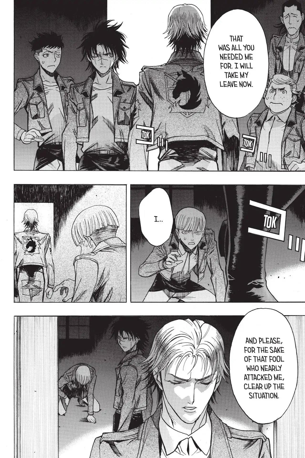 Shingeki no Kyojin - Before the Fall Chapter 56 page 6 - Chapter 56: Illumination in the Dead of Night
