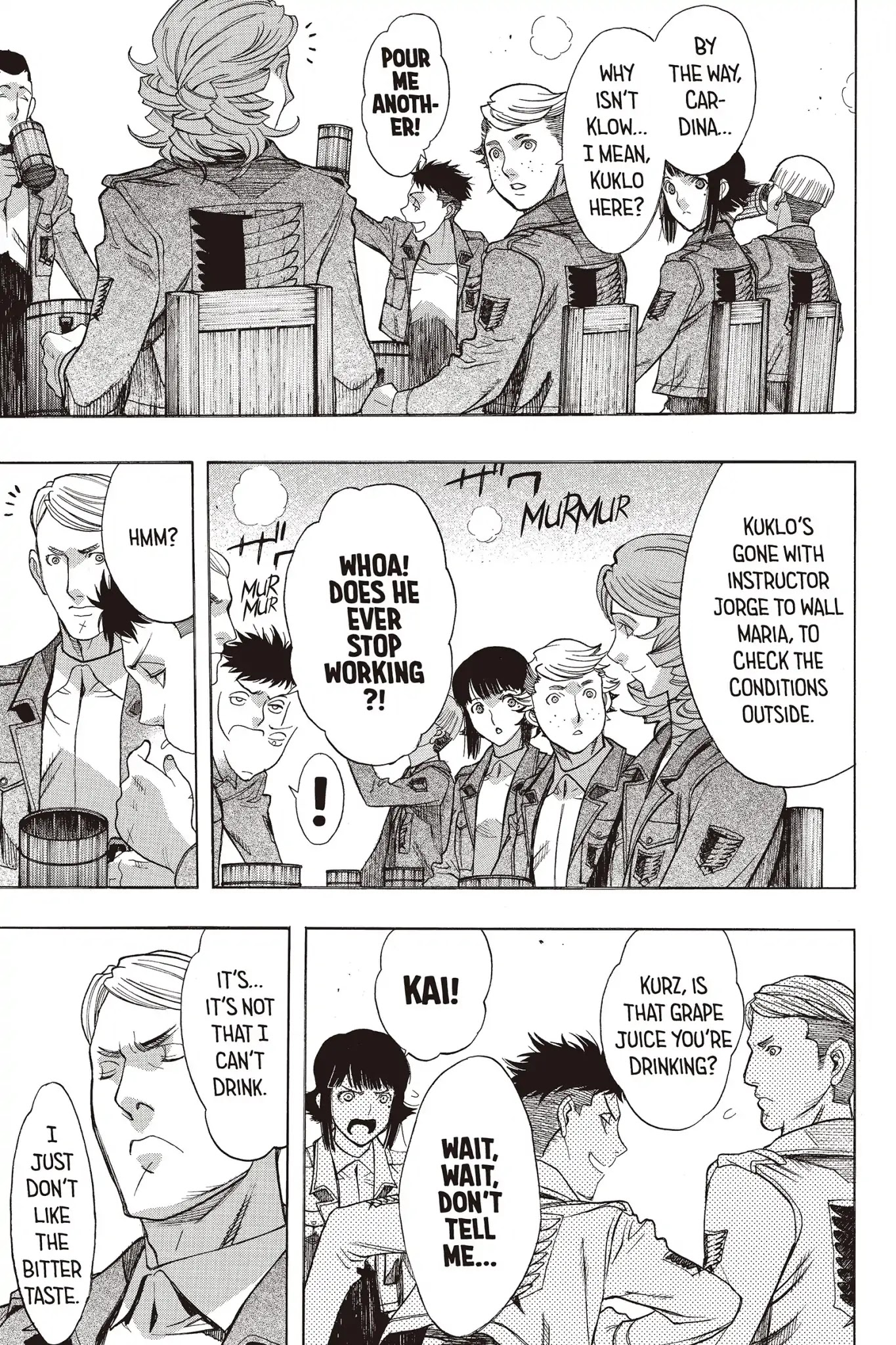 Shingeki no Kyojin - Before the Fall Chapter 57 page 18 - Chapter 57: Before the Expedition