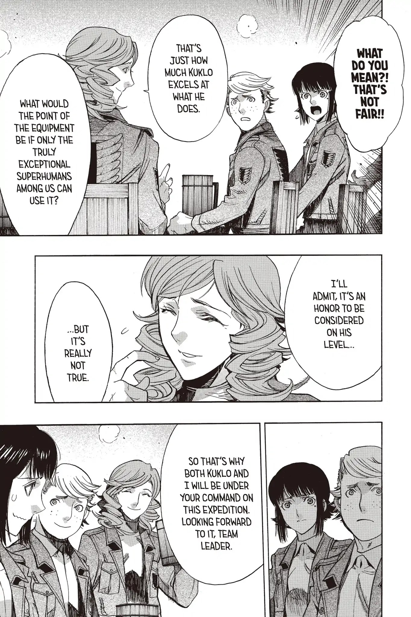 Shingeki no Kyojin - Before the Fall Chapter 57 page 22 - Chapter 57: Before the Expedition