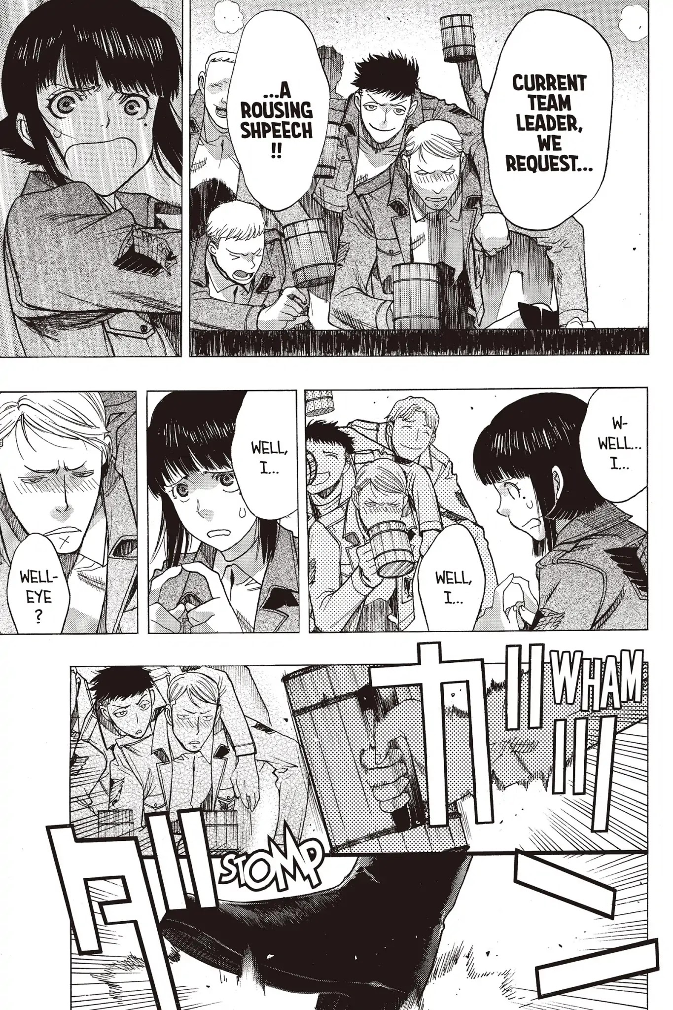 Shingeki no Kyojin - Before the Fall Chapter 57 page 28 - Chapter 57: Before the Expedition