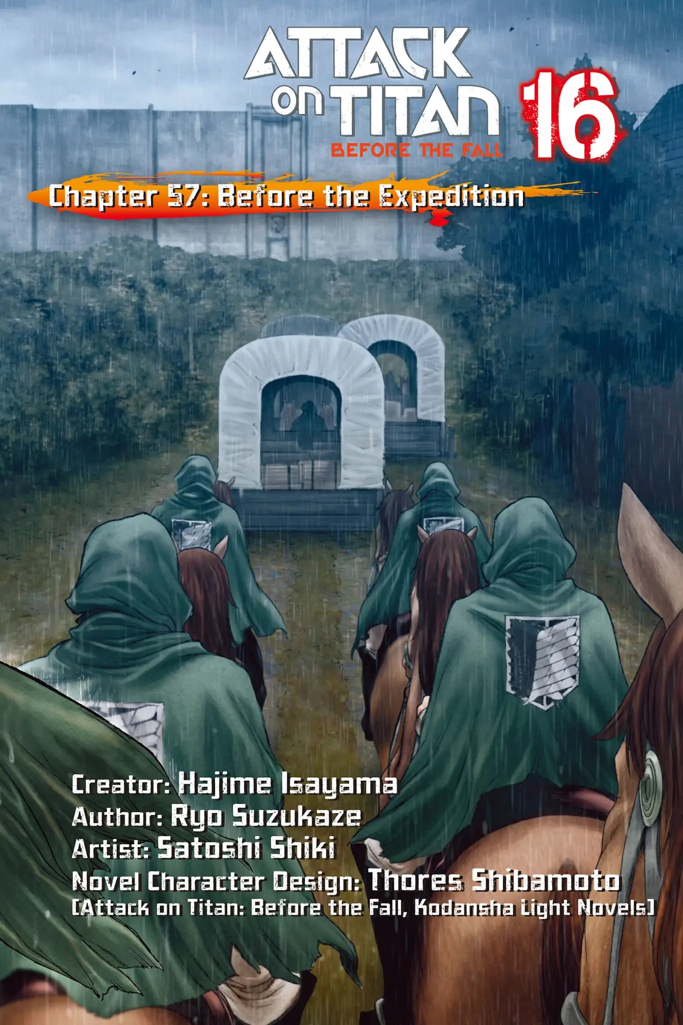 Shingeki no Kyojin - Before the Fall Chapter 57 page 3 - Chapter 57: Before the Expedition