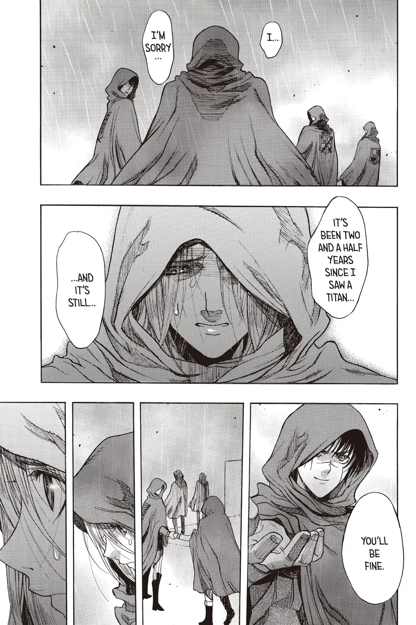 Shingeki no Kyojin - Before the Fall Chapter 57 page 34 - Chapter 57: Before the Expedition