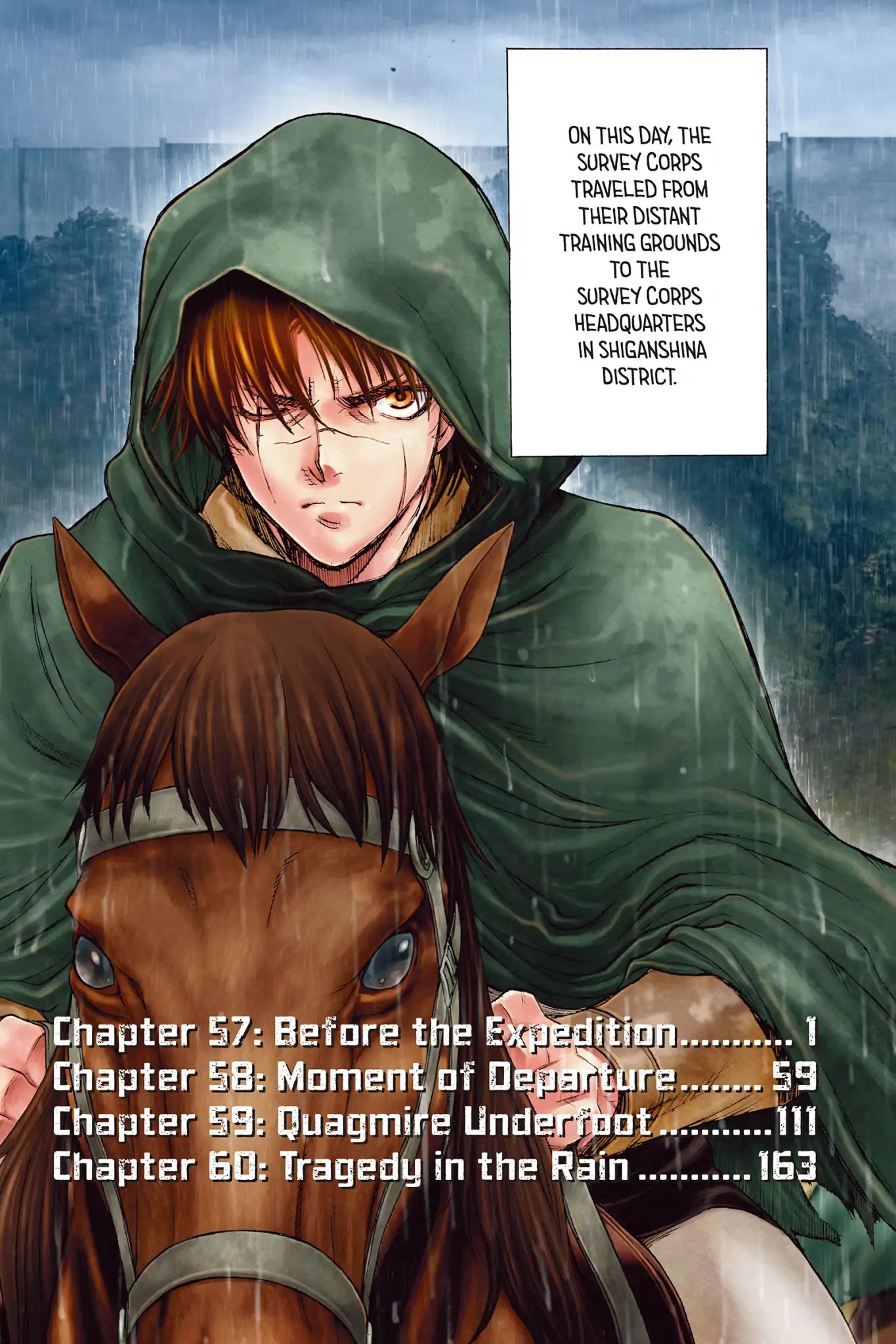 Shingeki no Kyojin - Before the Fall Chapter 57 page 4 - Chapter 57: Before the Expedition