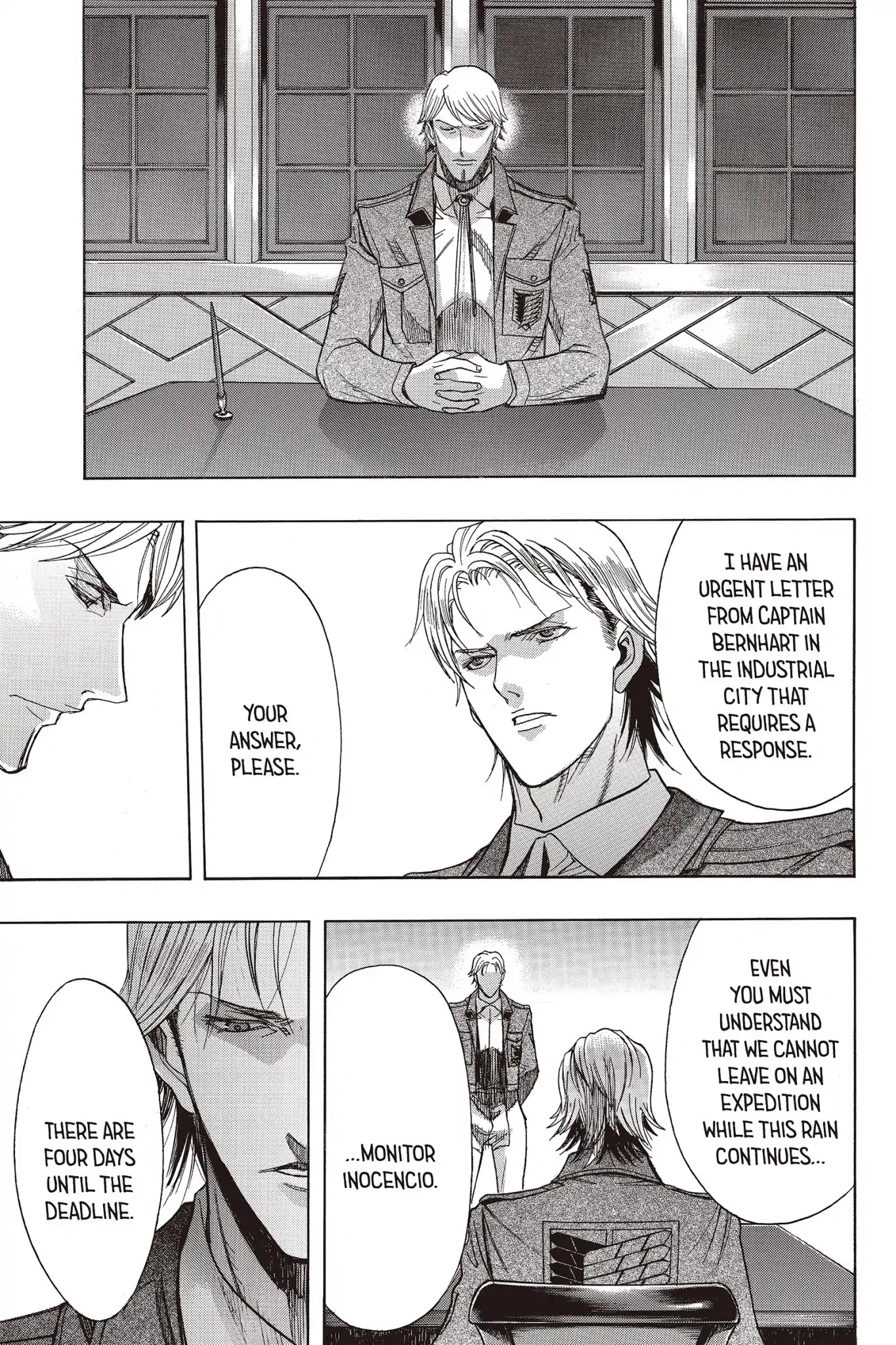 Shingeki no Kyojin - Before the Fall Chapter 57 page 42 - Chapter 57: Before the Expedition