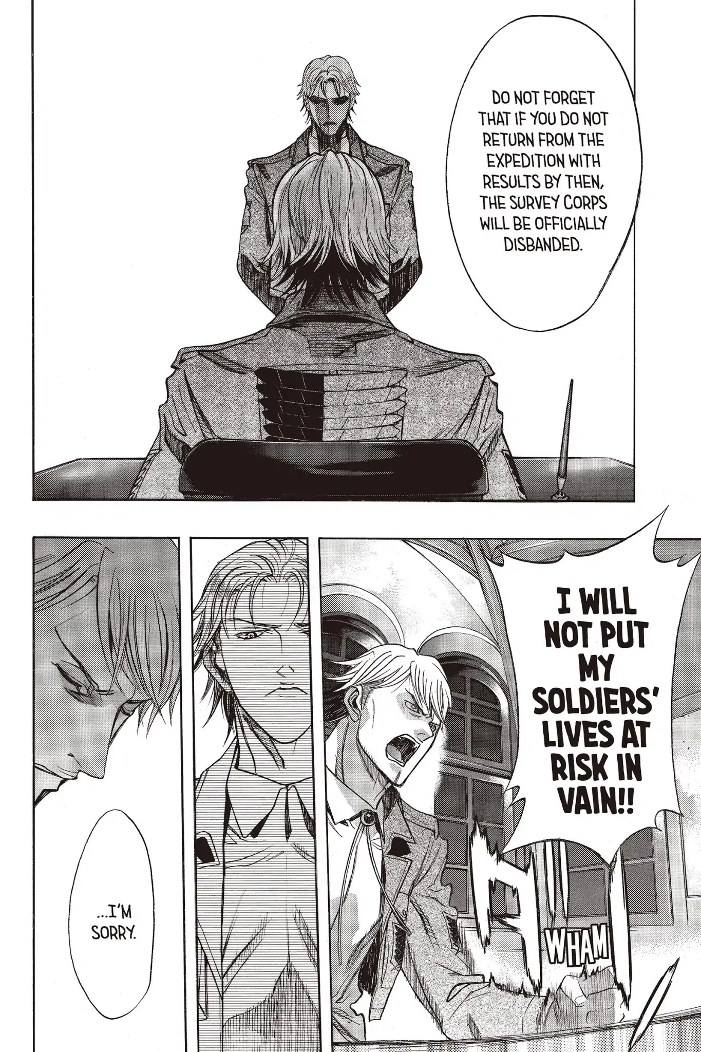 Shingeki no Kyojin - Before the Fall Chapter 57 page 43 - Chapter 57: Before the Expedition
