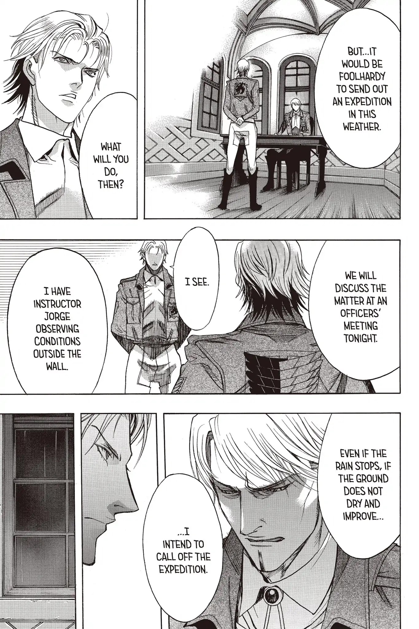 Shingeki no Kyojin - Before the Fall Chapter 57 page 44 - Chapter 57: Before the Expedition