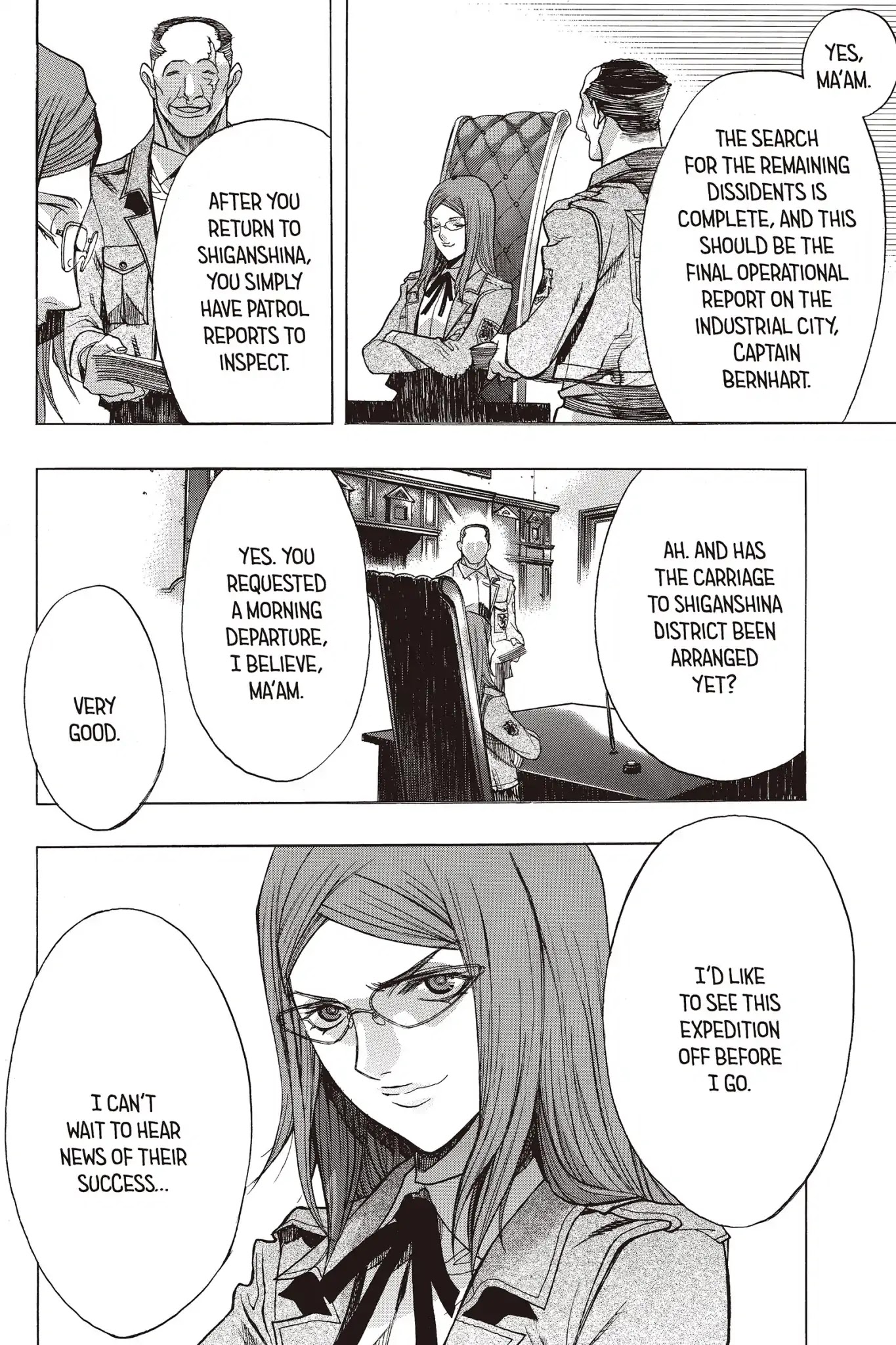 Shingeki no Kyojin - Before the Fall Chapter 57 page 49 - Chapter 57: Before the Expedition