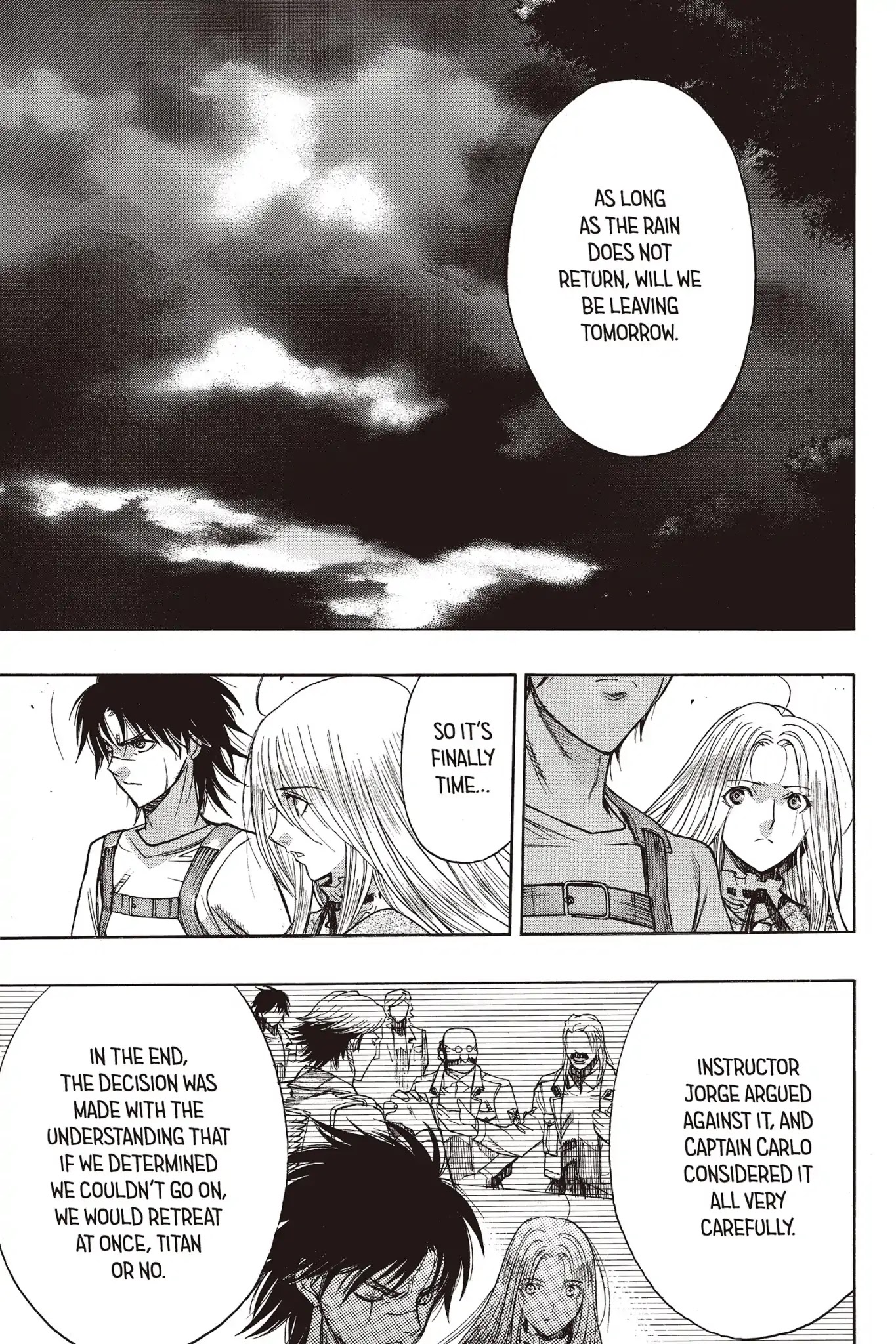 Shingeki no Kyojin - Before the Fall Chapter 58 page 14 - Chapter 58: Moment of Departure