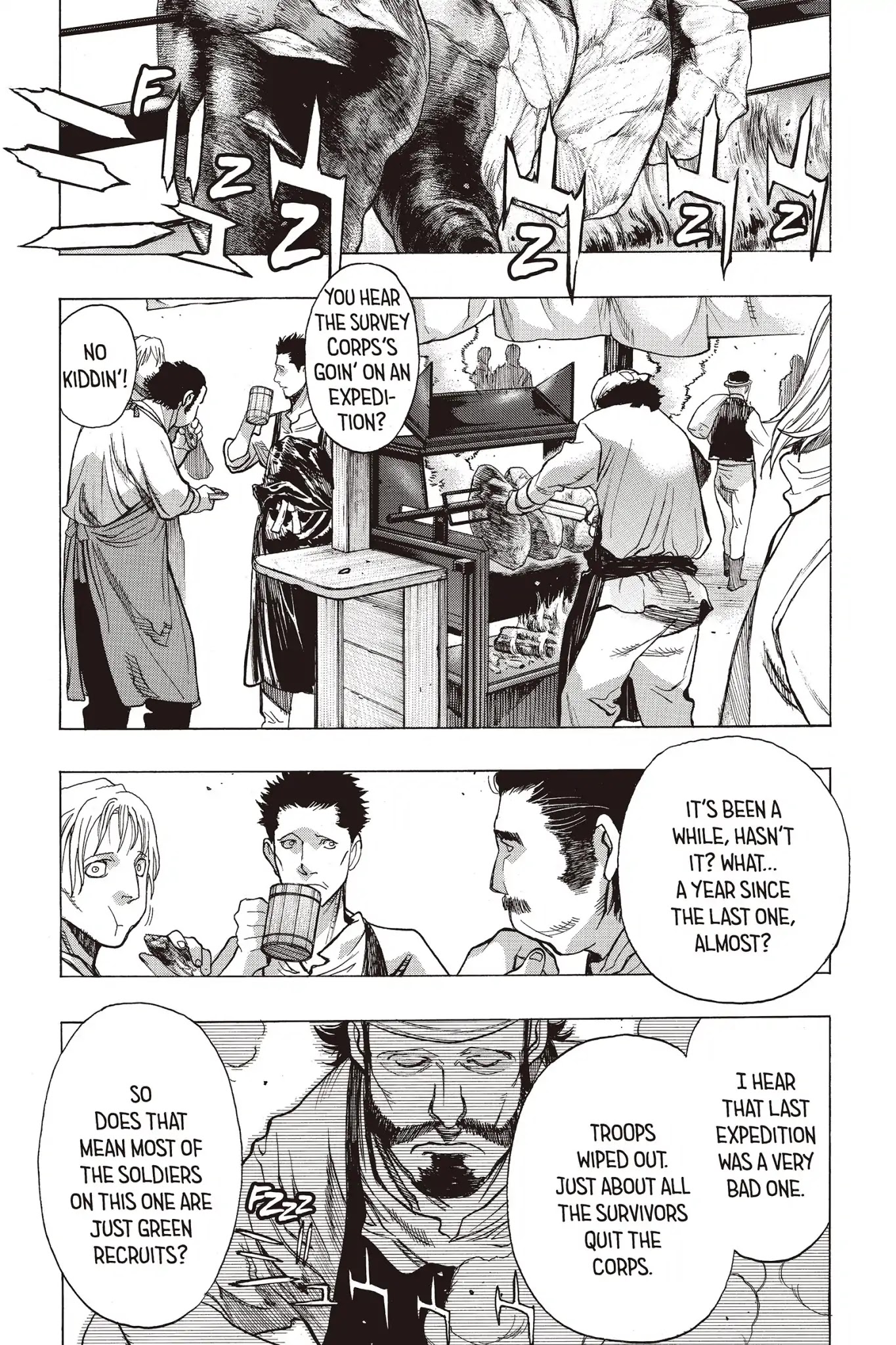 Shingeki no Kyojin - Before the Fall Chapter 58 page 24 - Chapter 58: Moment of Departure