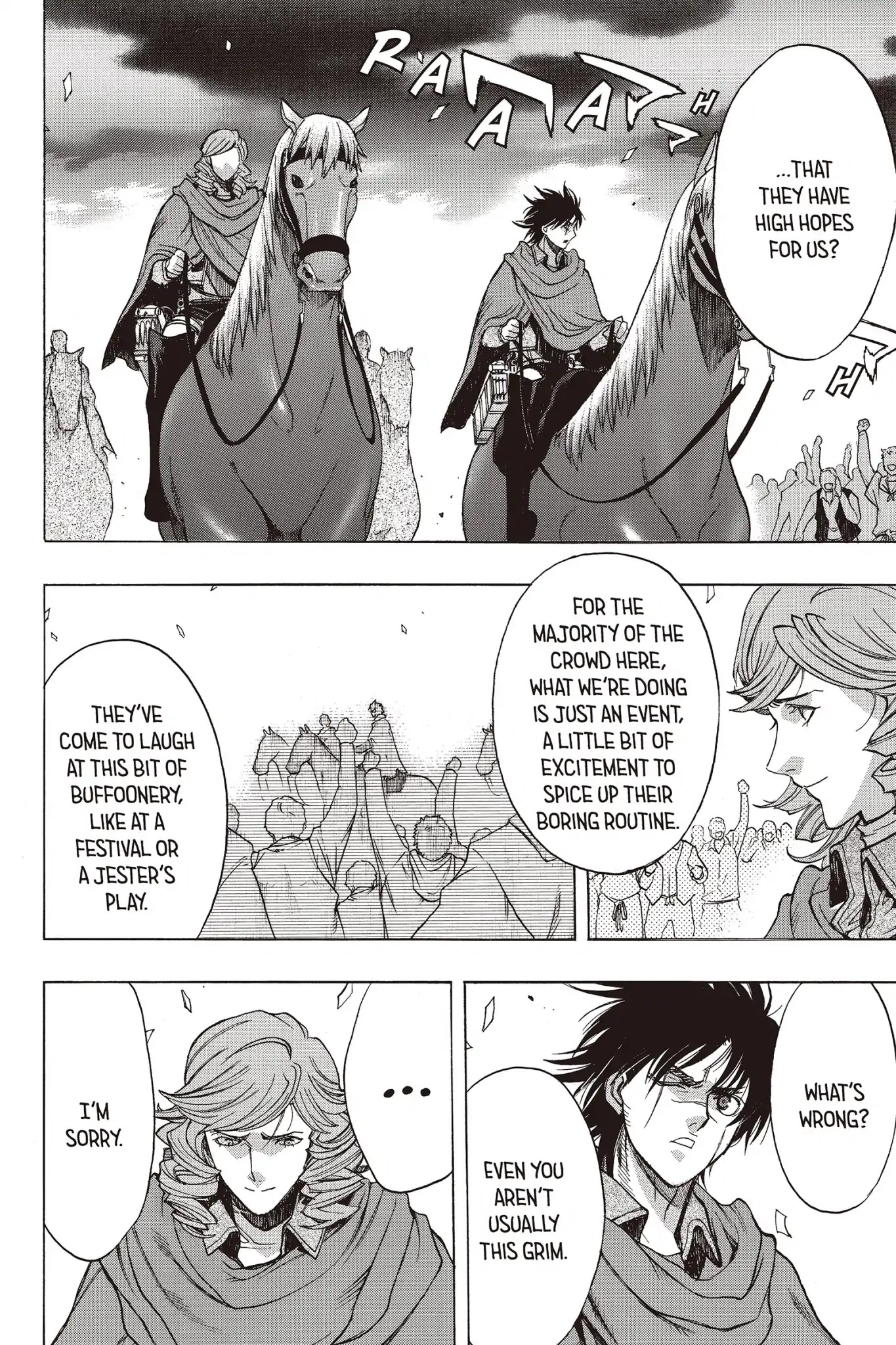Shingeki no Kyojin - Before the Fall Chapter 58 page 34 - Chapter 58: Moment of Departure