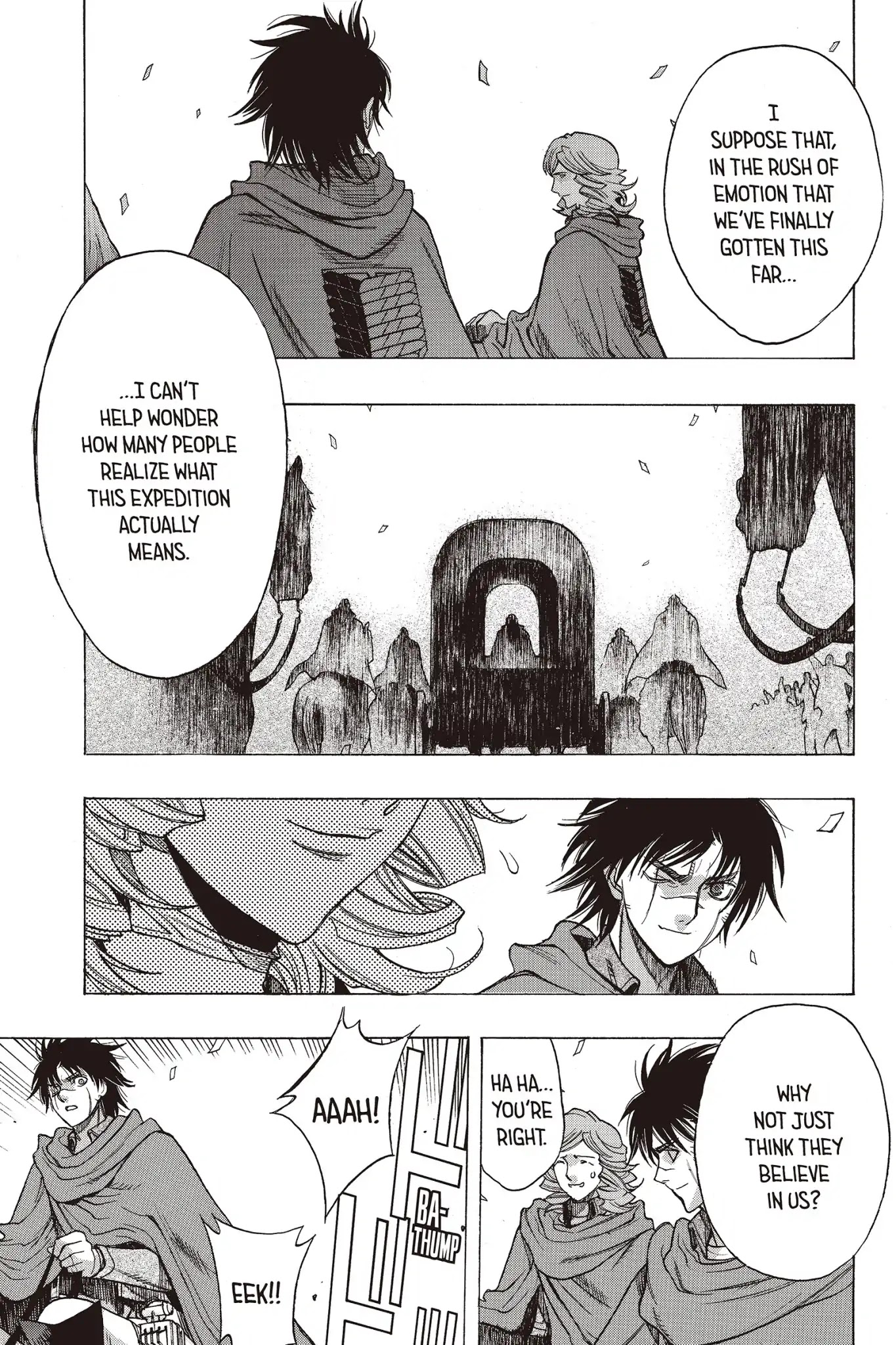 Shingeki no Kyojin - Before the Fall Chapter 58 page 35 - Chapter 58: Moment of Departure
