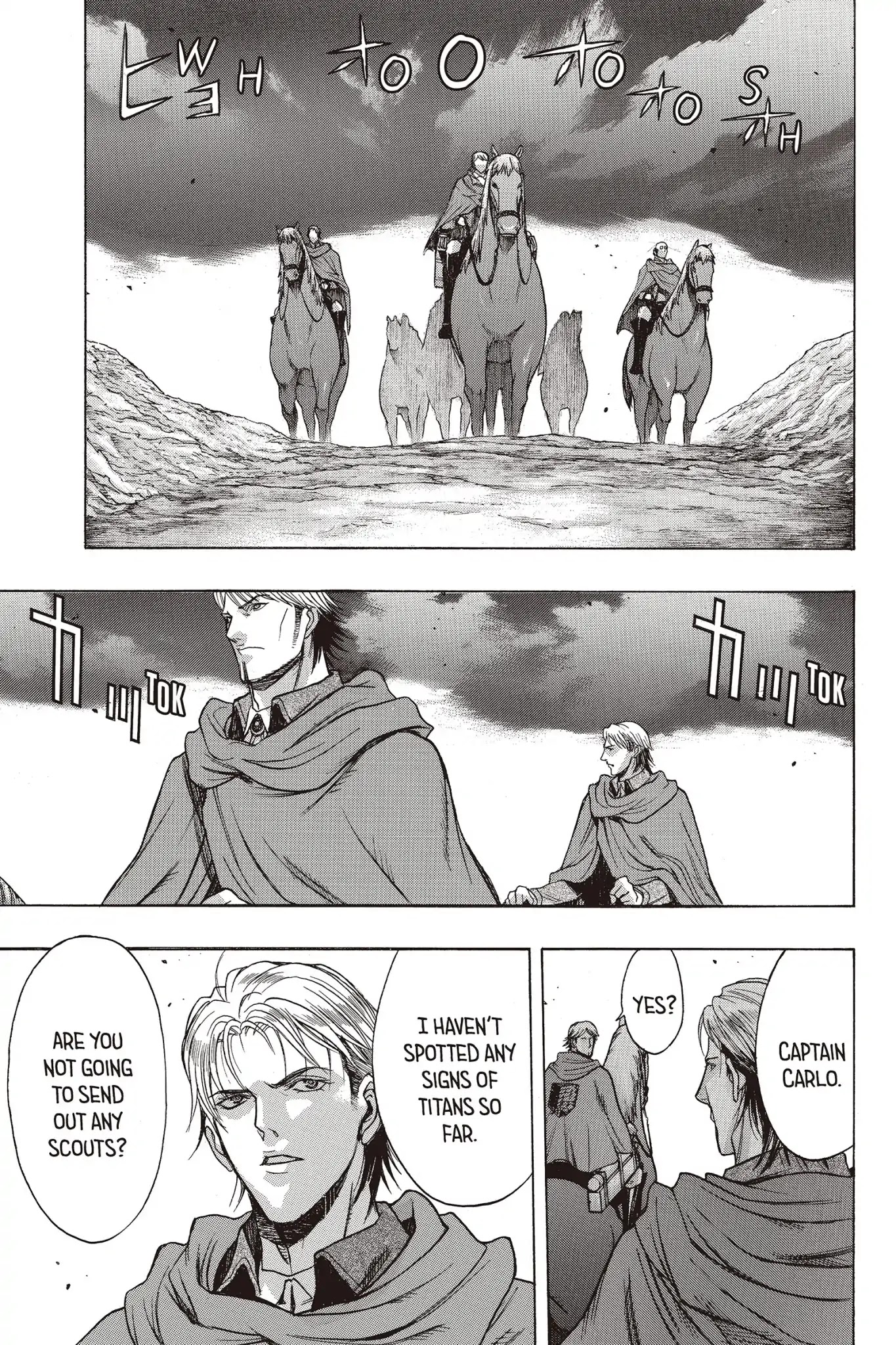 Shingeki no Kyojin - Before the Fall Chapter 59 page 23 - Chapter 59: Quagmire Underfoot