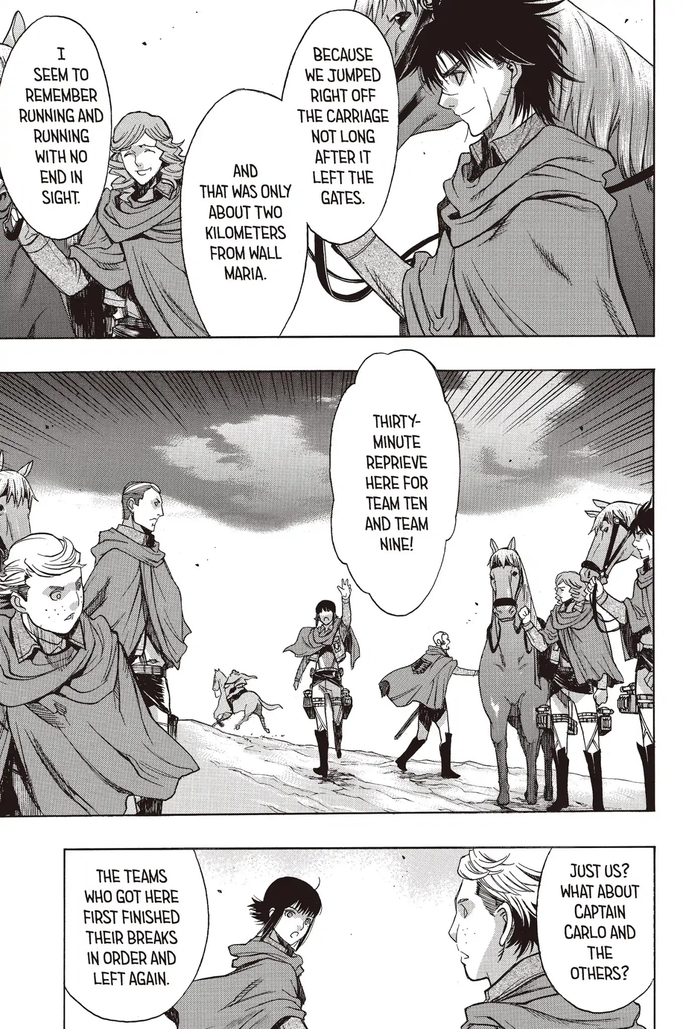 Shingeki no Kyojin - Before the Fall Chapter 59 page 27 - Chapter 59: Quagmire Underfoot