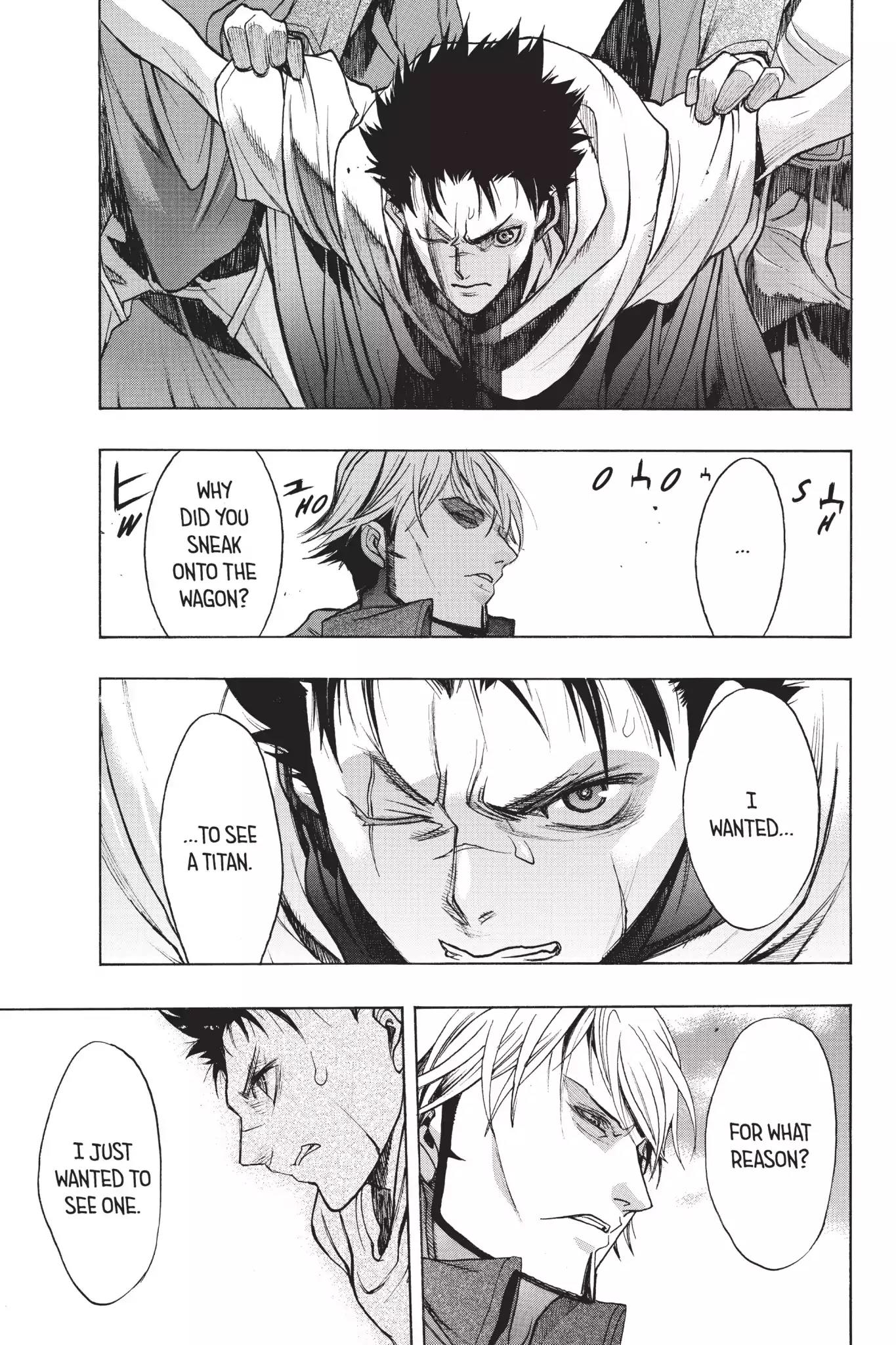 Shingeki no Kyojin - Before the Fall Chapter 6 page 22 - Chapter 6: Proof of Humanity