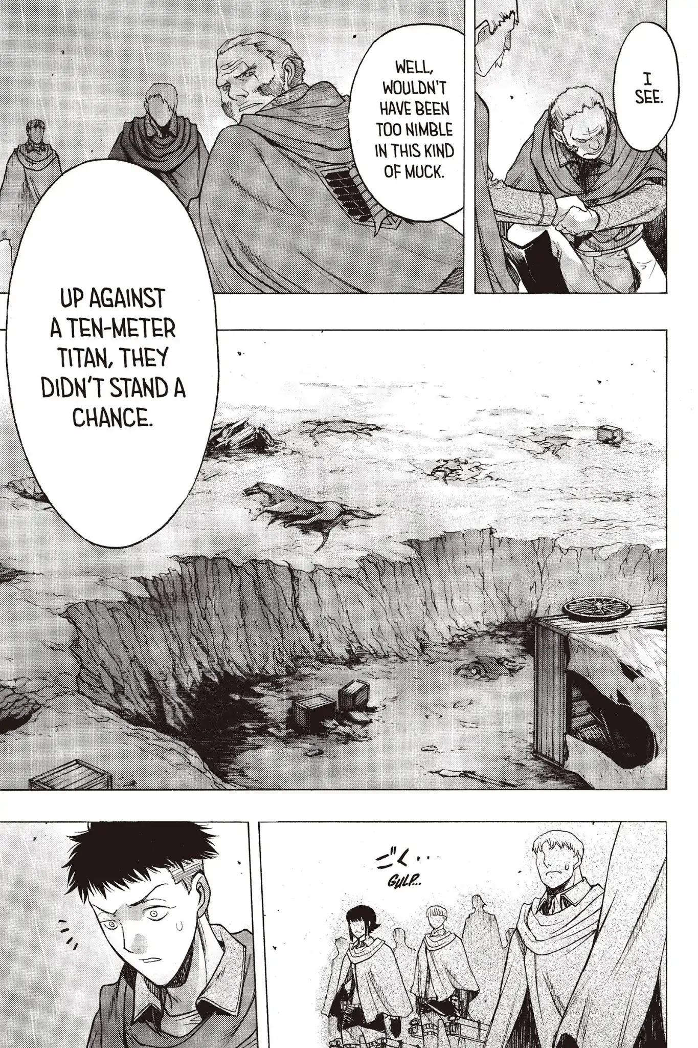 Shingeki no Kyojin - Before the Fall Chapter 60 page 32 - Chapter 60: Tragedy in the Rain