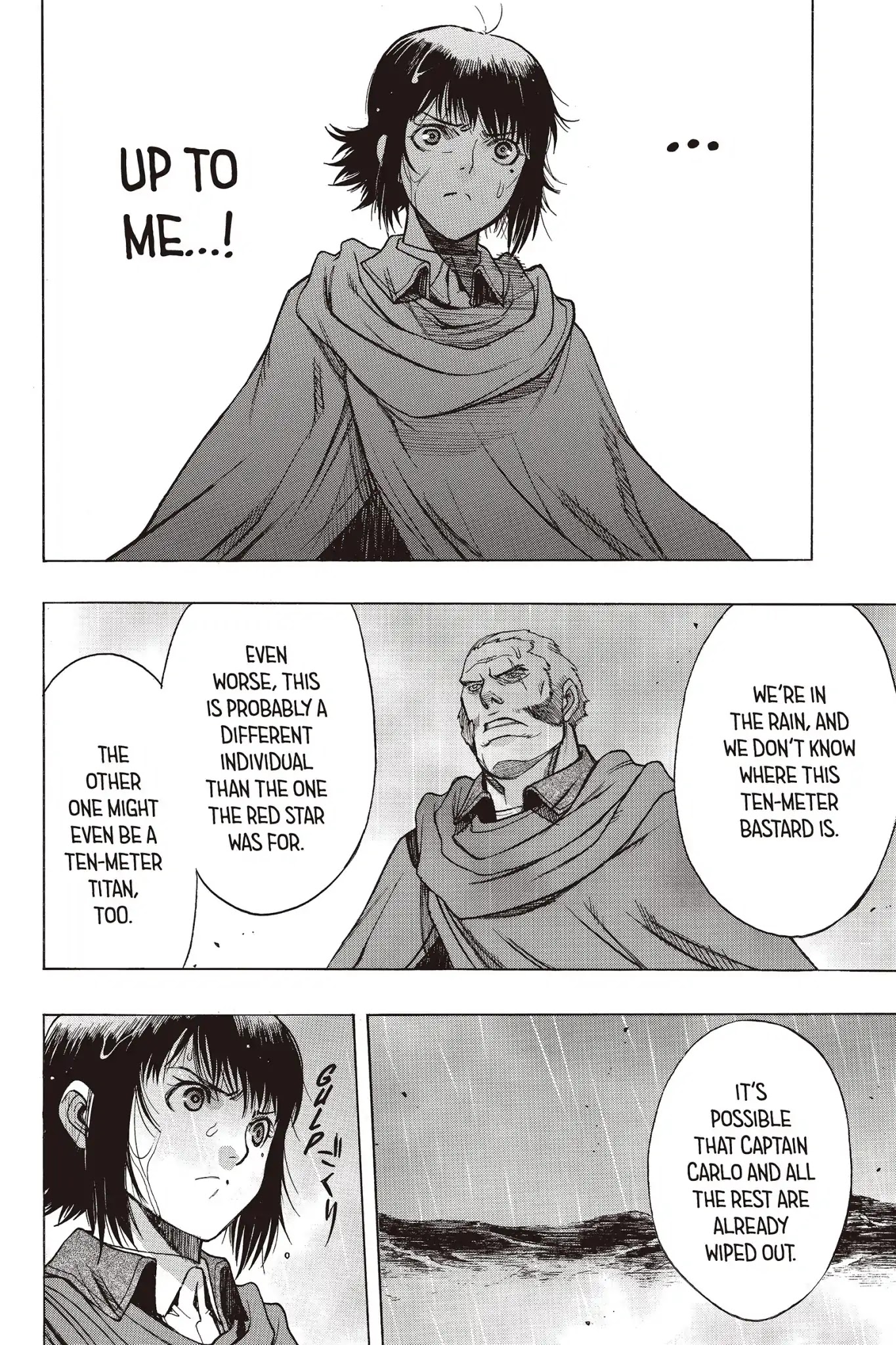 Shingeki no Kyojin - Before the Fall Chapter 60 page 35 - Chapter 60: Tragedy in the Rain
